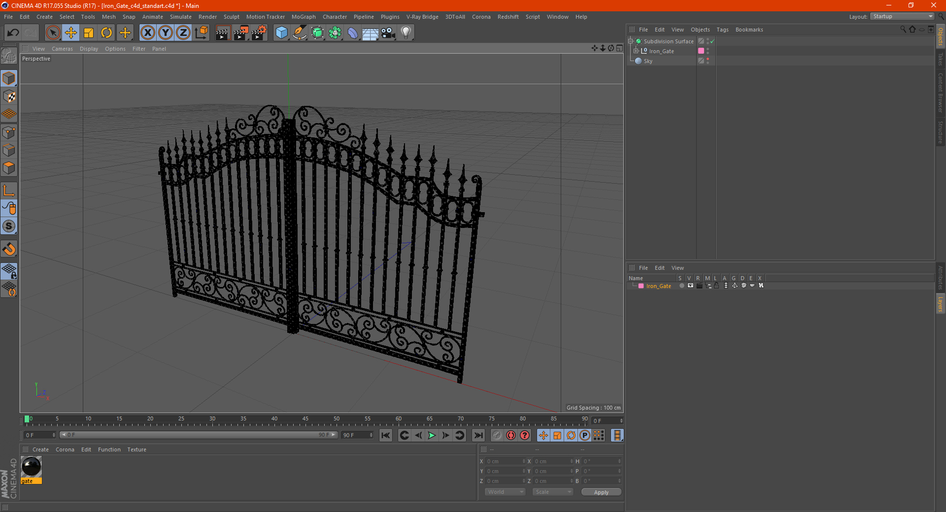 Iron Gate 3D model