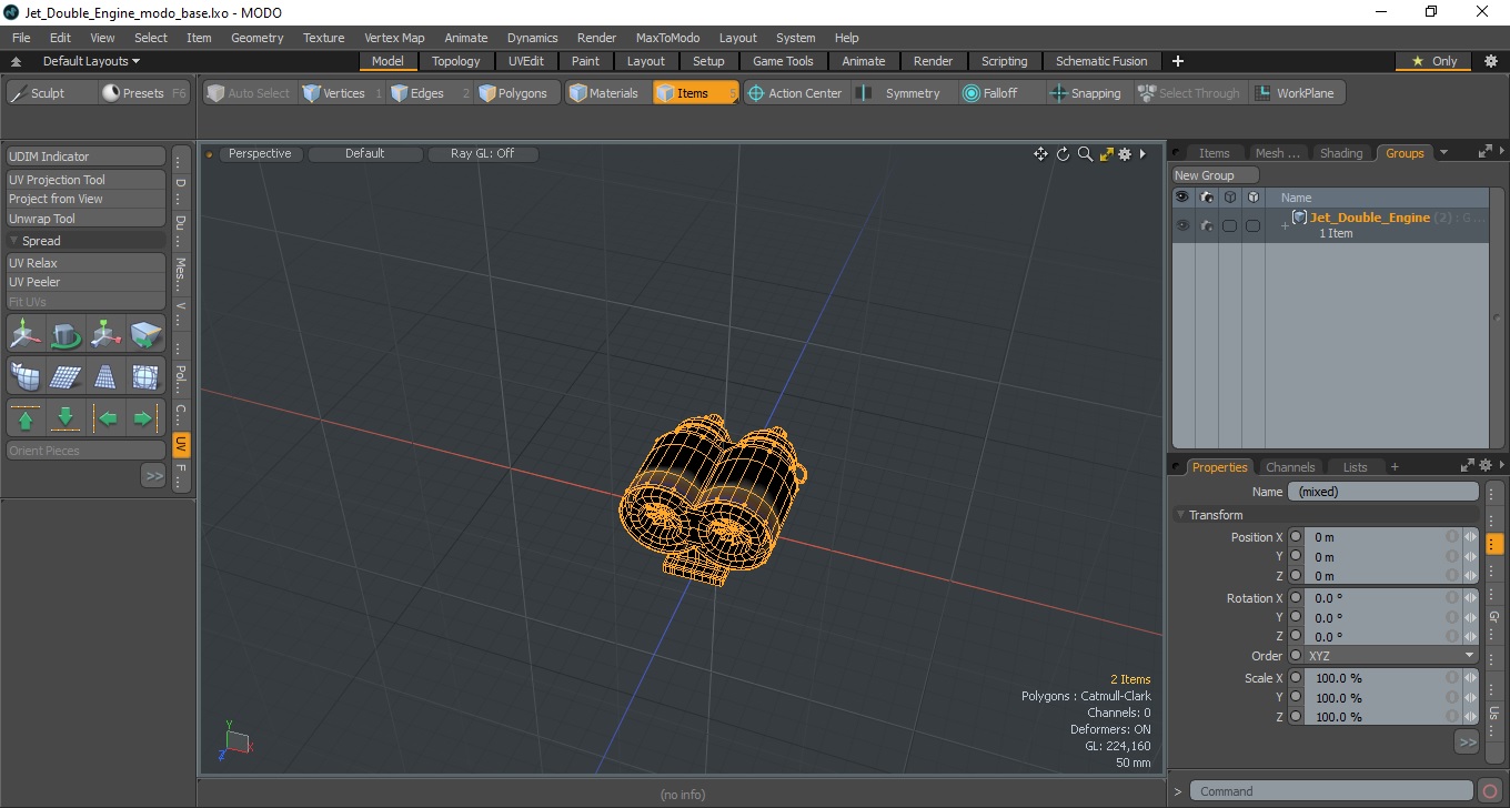 Jet Double Engine 3D