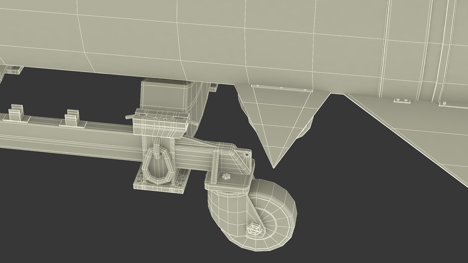 3D Military Ballistic Missile on Transporter