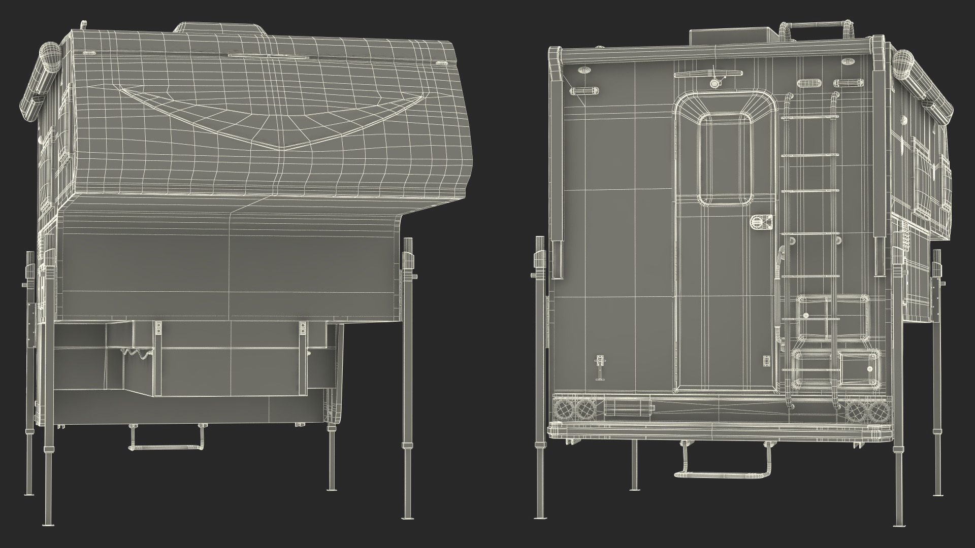 Lance 960 Truck Camper 3D