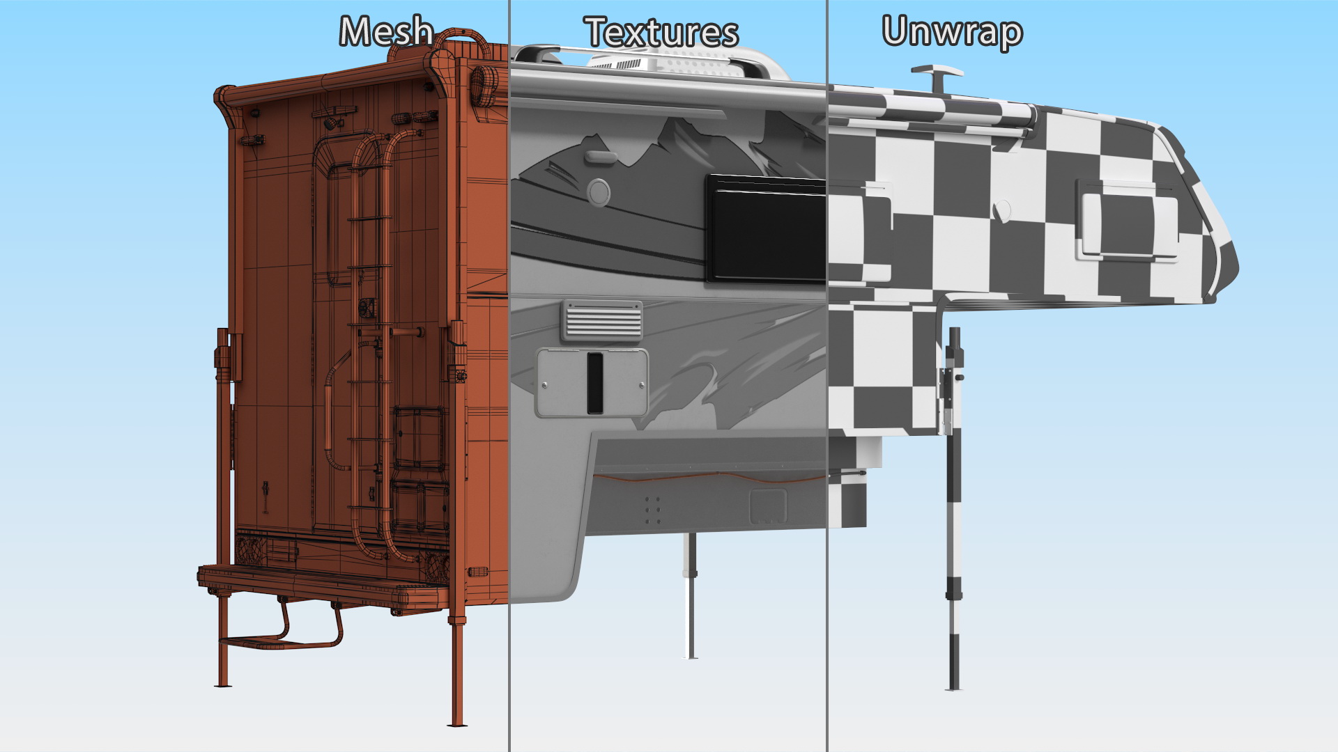 Lance 960 Truck Camper 3D
