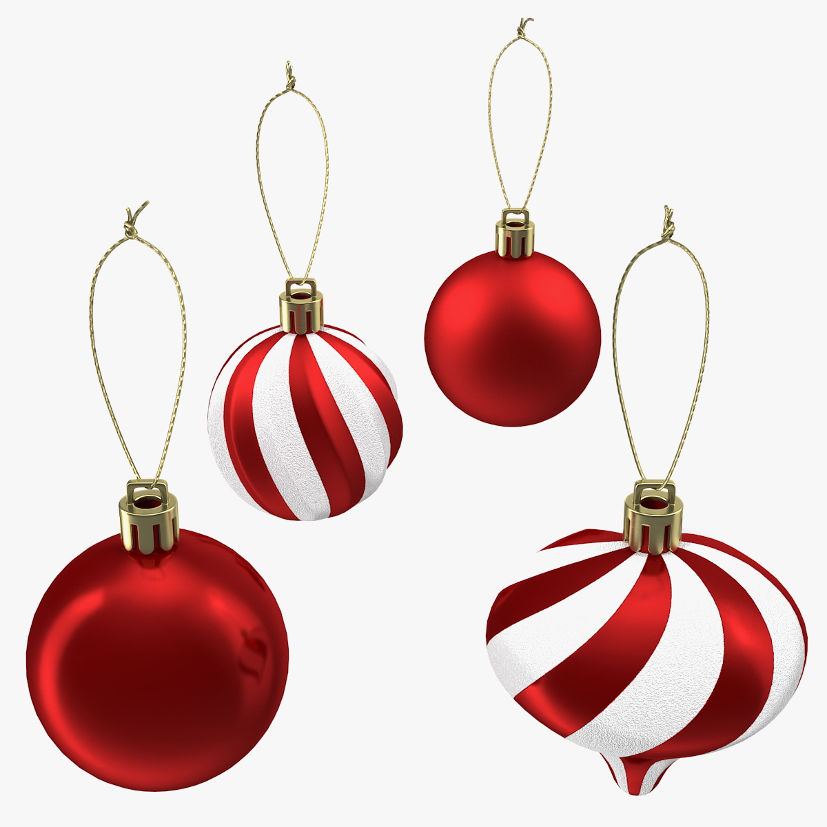 Assorted Christmas Ball Ornament Set
