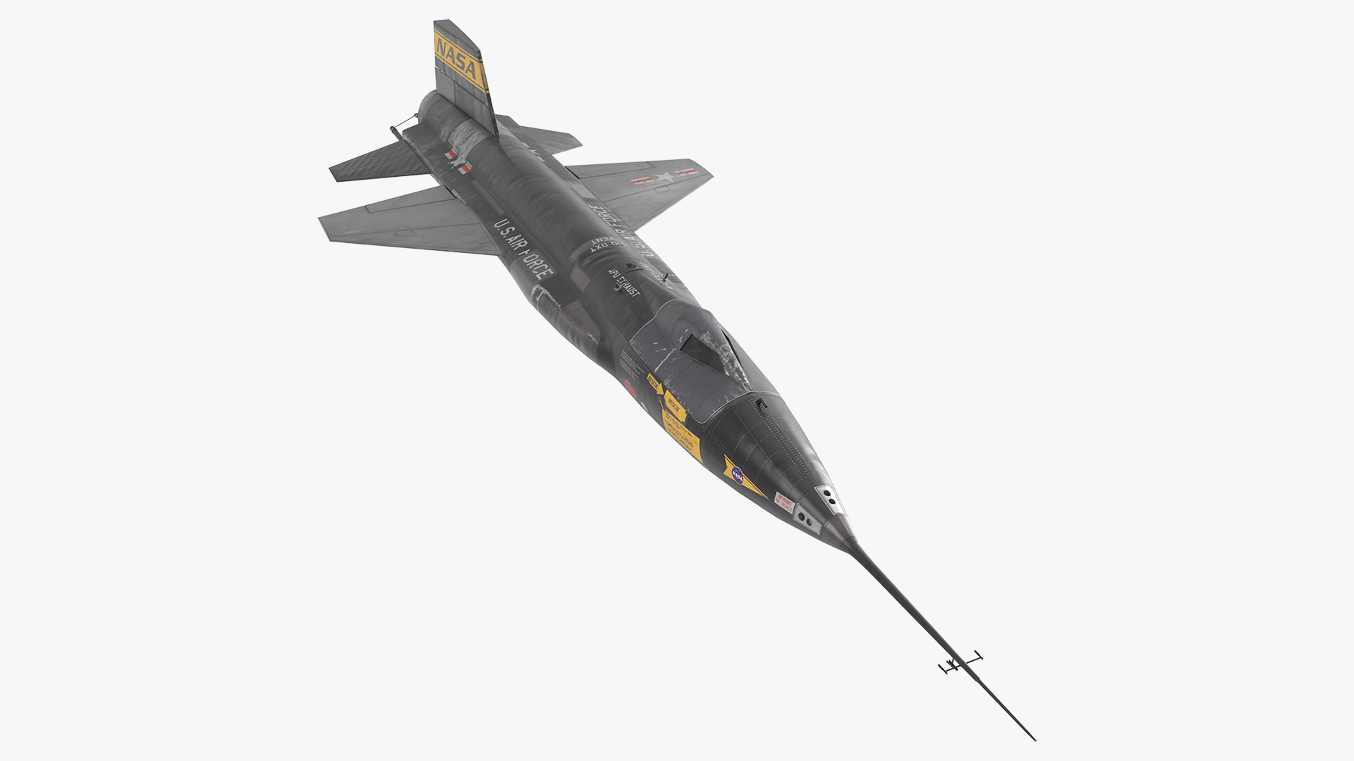 North American X-15 Rocket Aircraft Experimental - Simplified