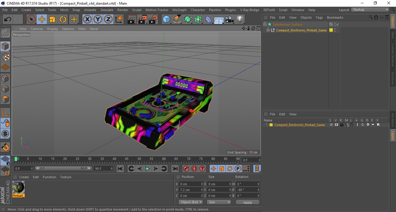 3D model Compact Pinball