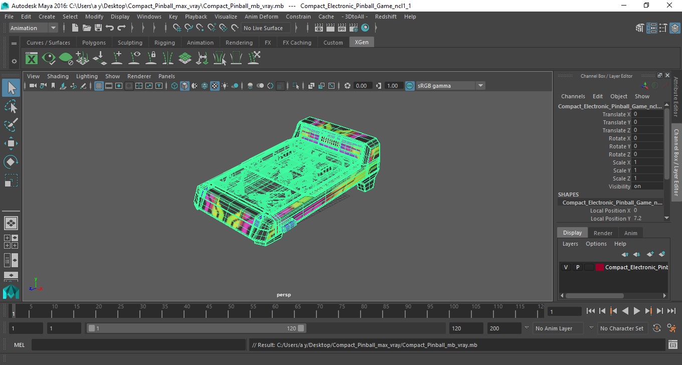 3D model Compact Pinball