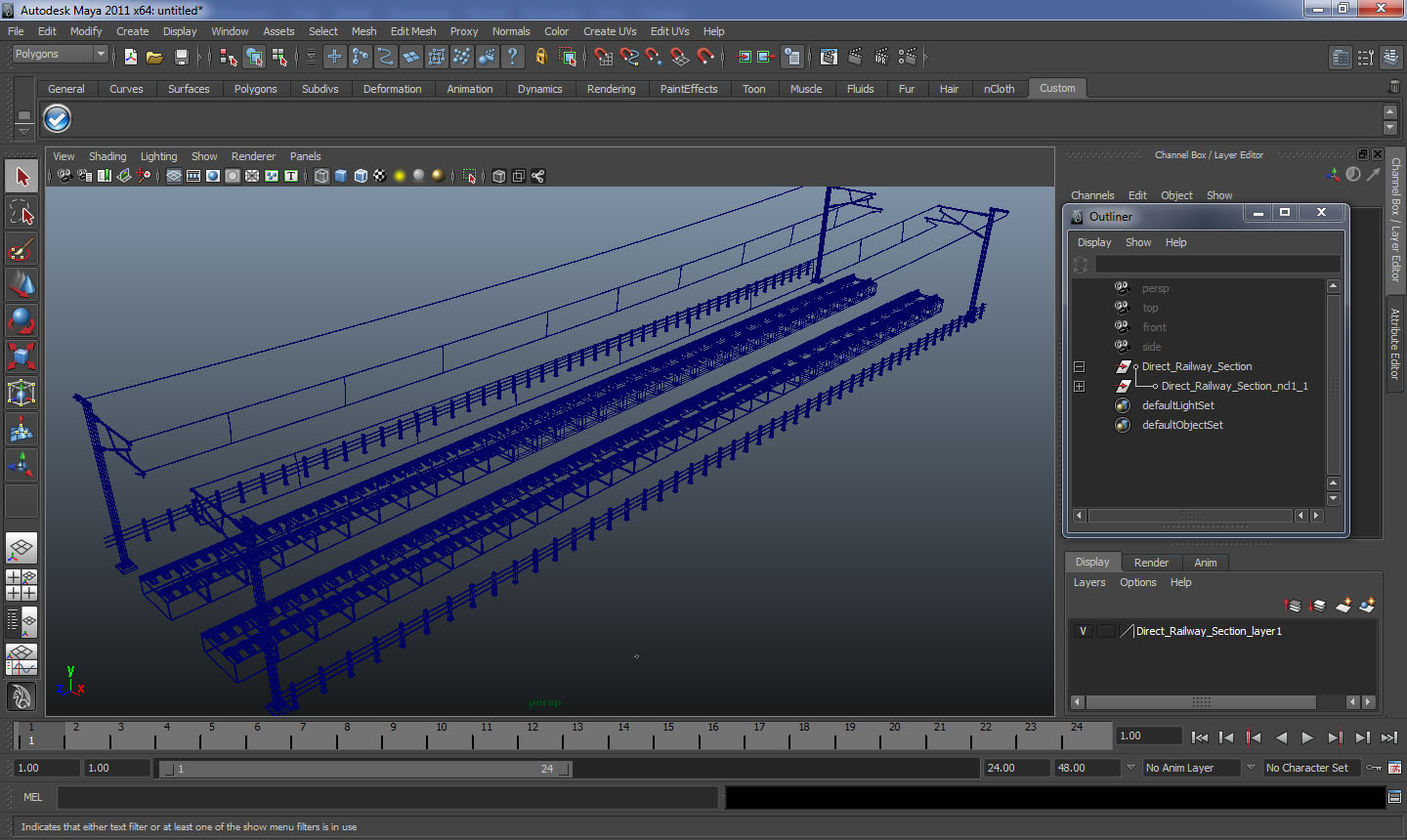 Direct Railway Section 3D