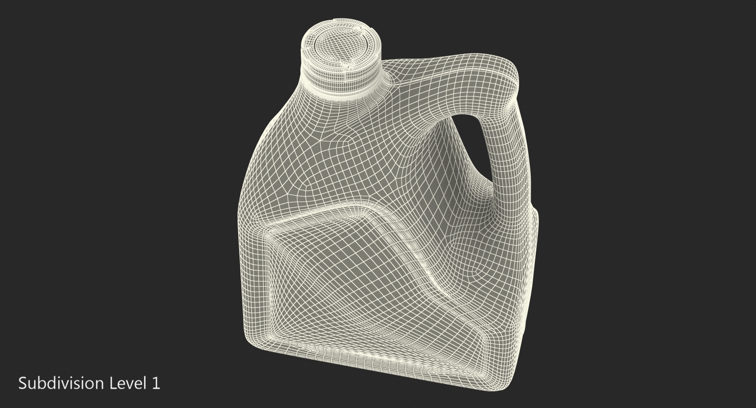 4L Car Oil Bottle 3D