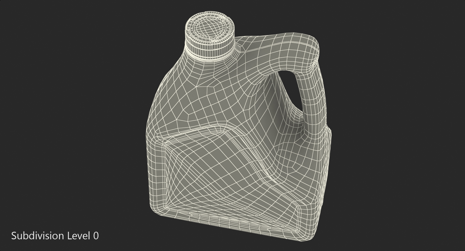 4L Car Oil Bottle 3D