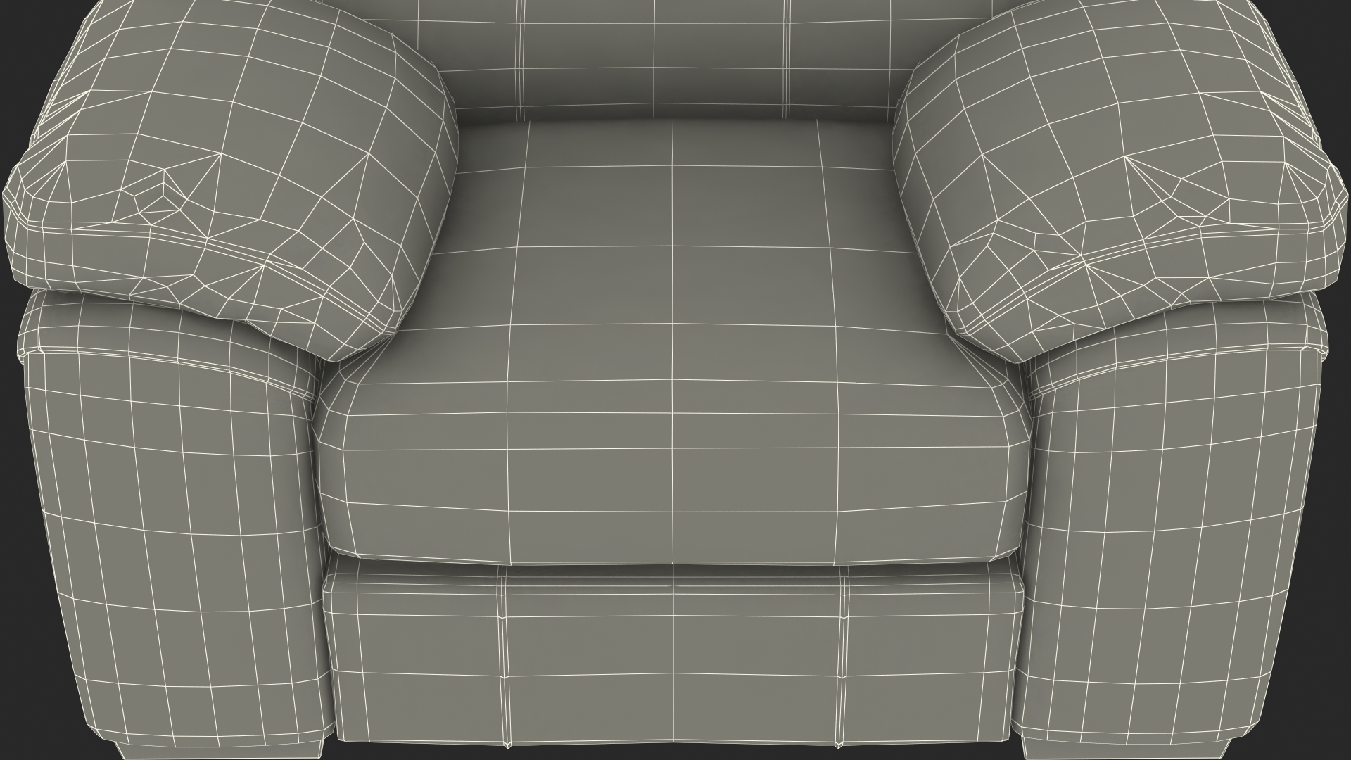 Black Leather Chair 3D model