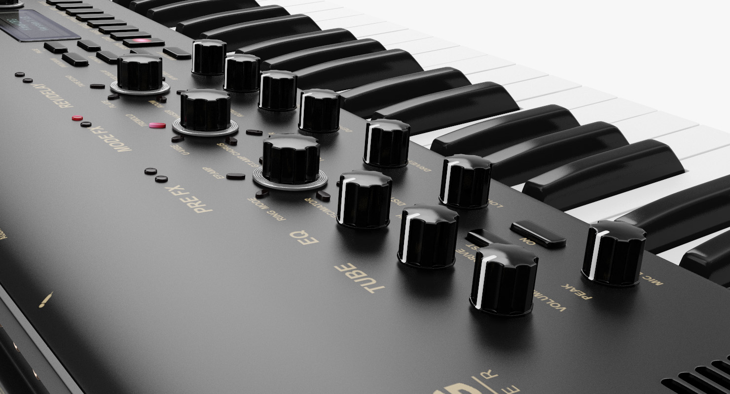 3D Korg KingKORG Synthesizer Black
