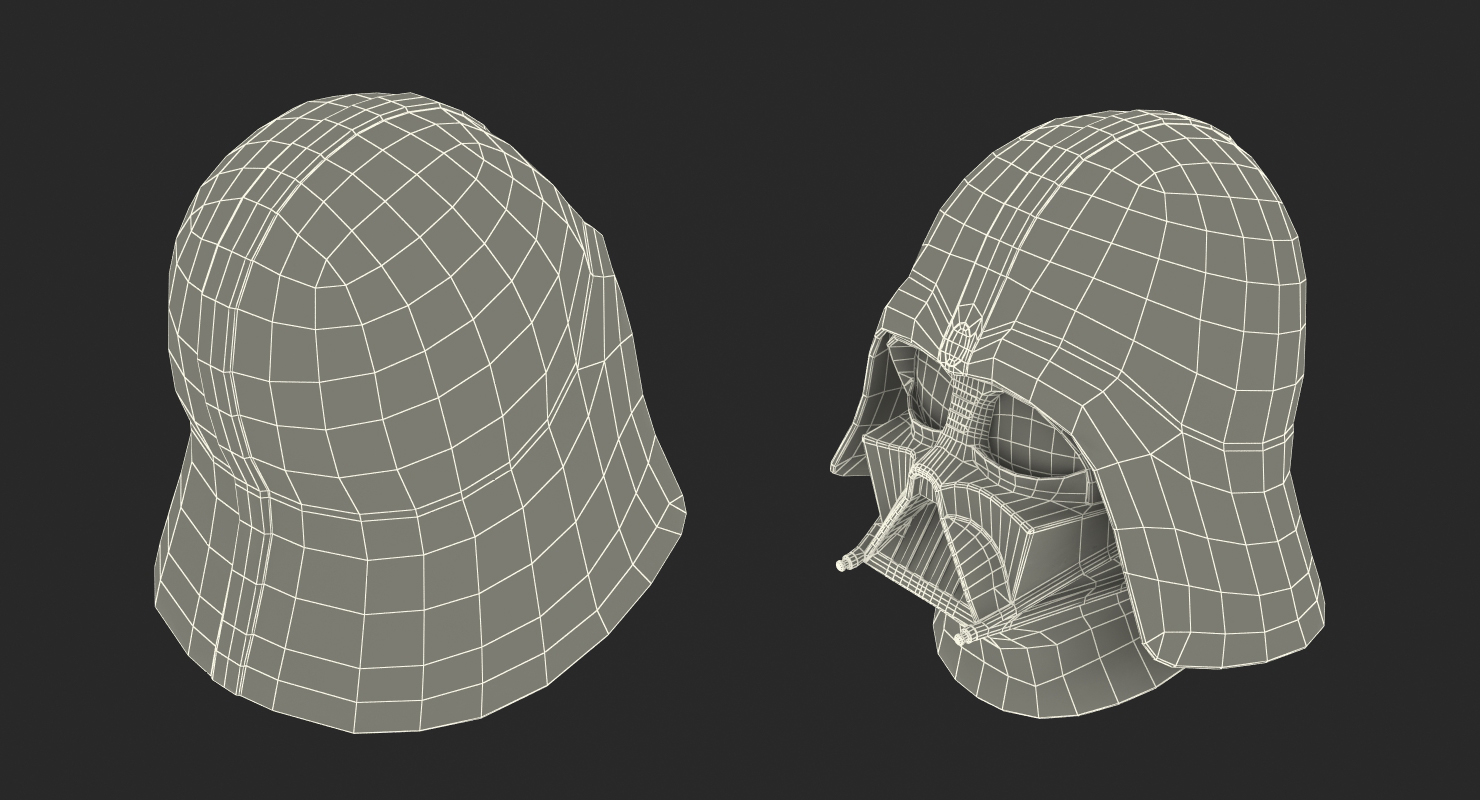 3D Darth Vader Helmet model