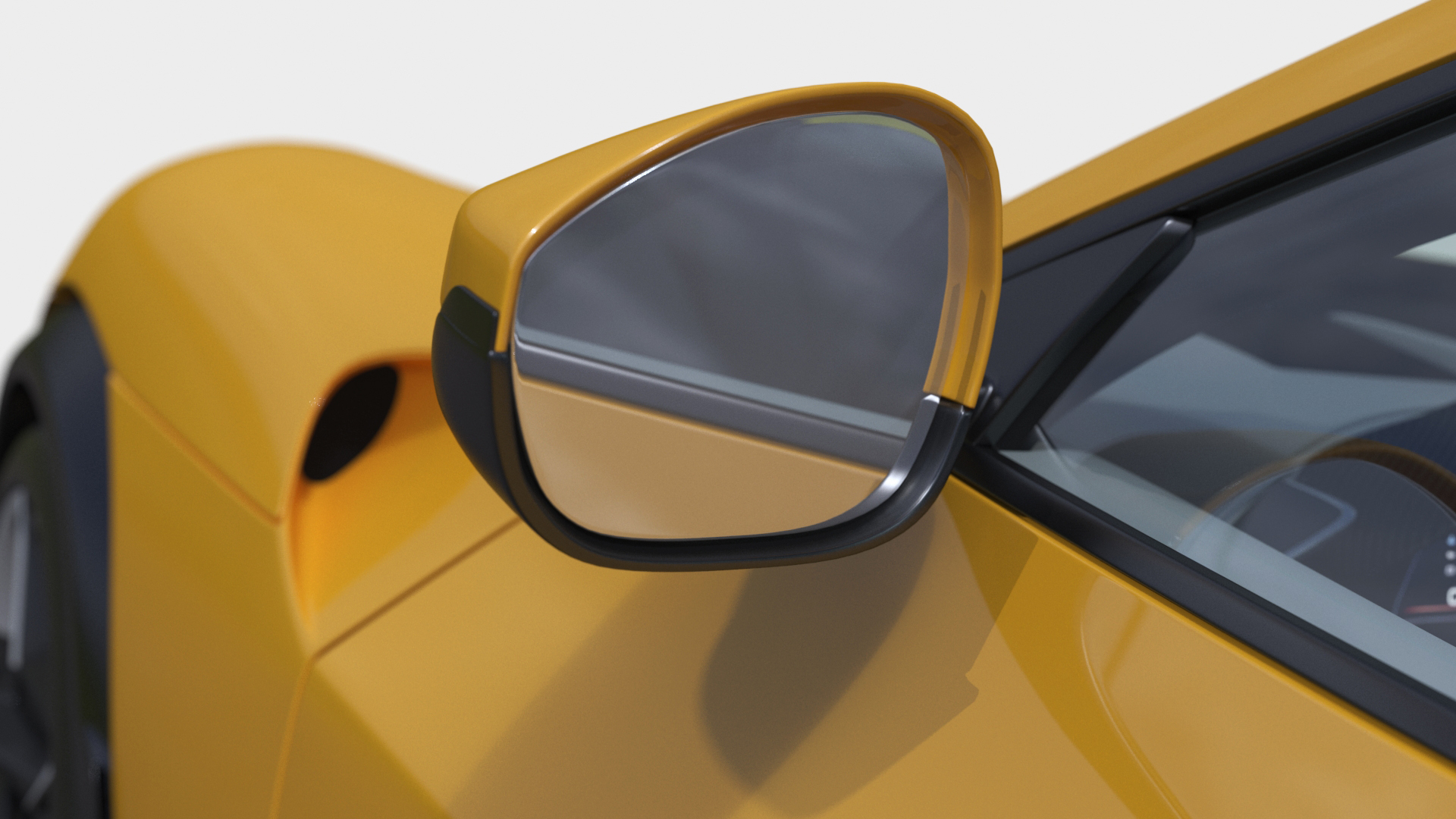 3D model Extreme Crossover Sports Car Yellow