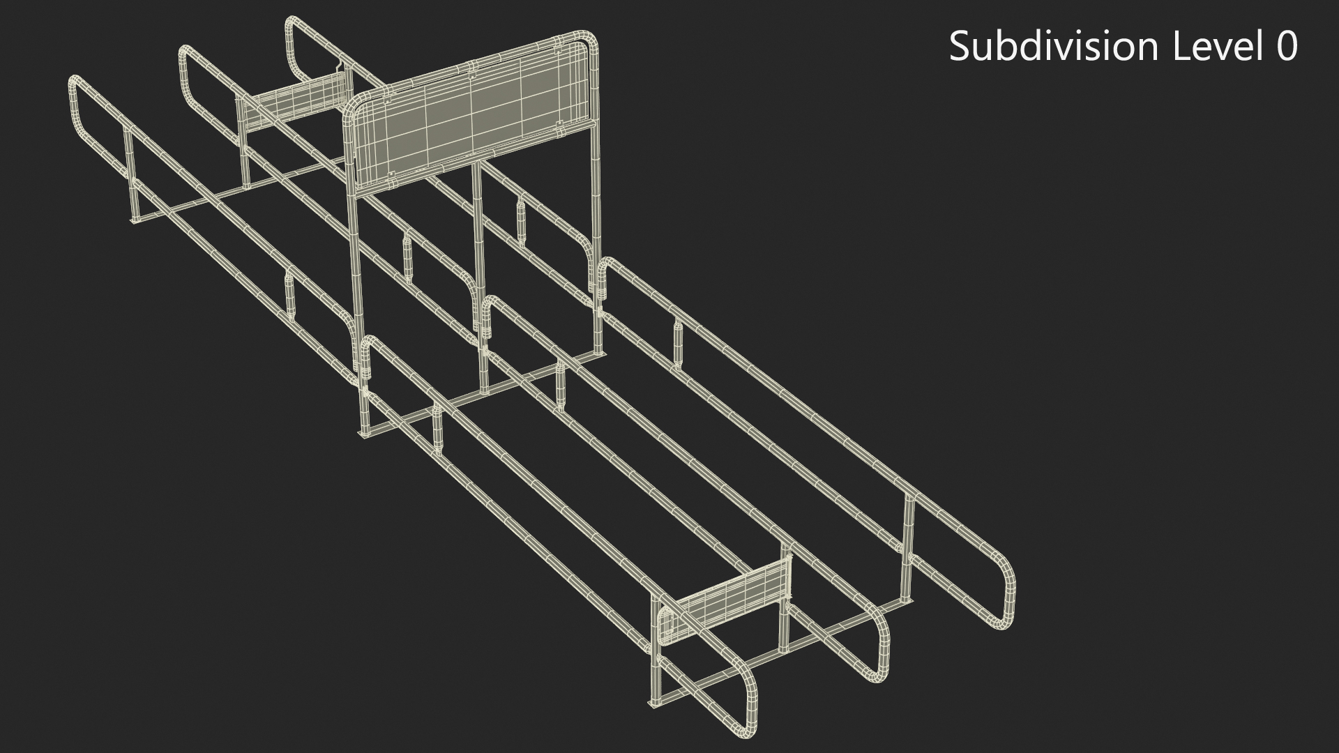 Shopping Cart Corral Bidirect 3D model