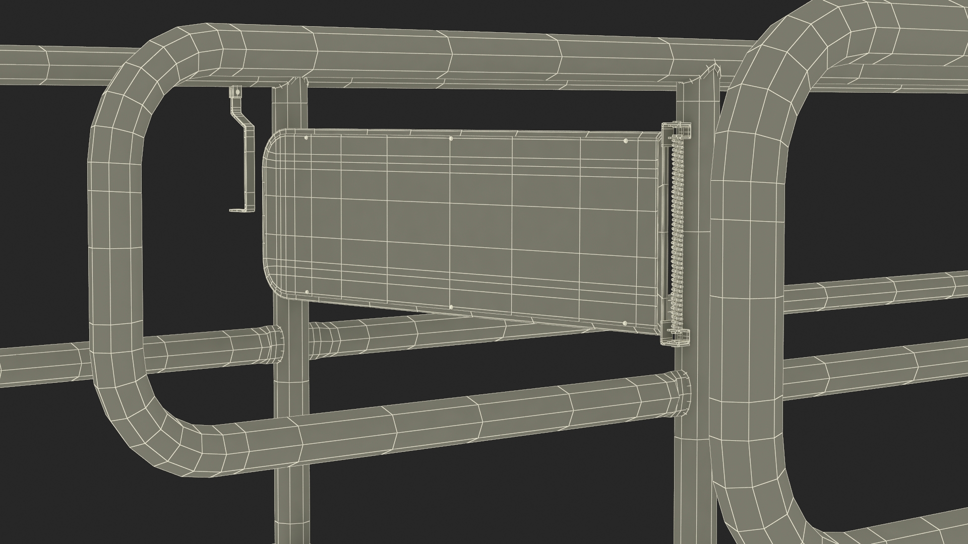 Shopping Cart Corral Bidirect 3D model