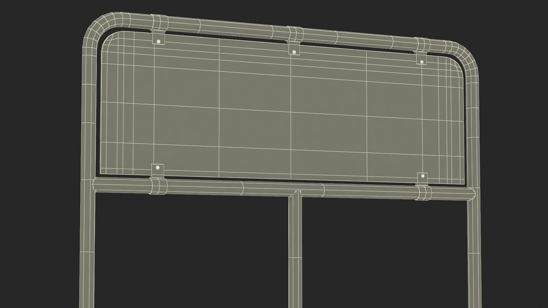Shopping Cart Corral Bidirect 3D model