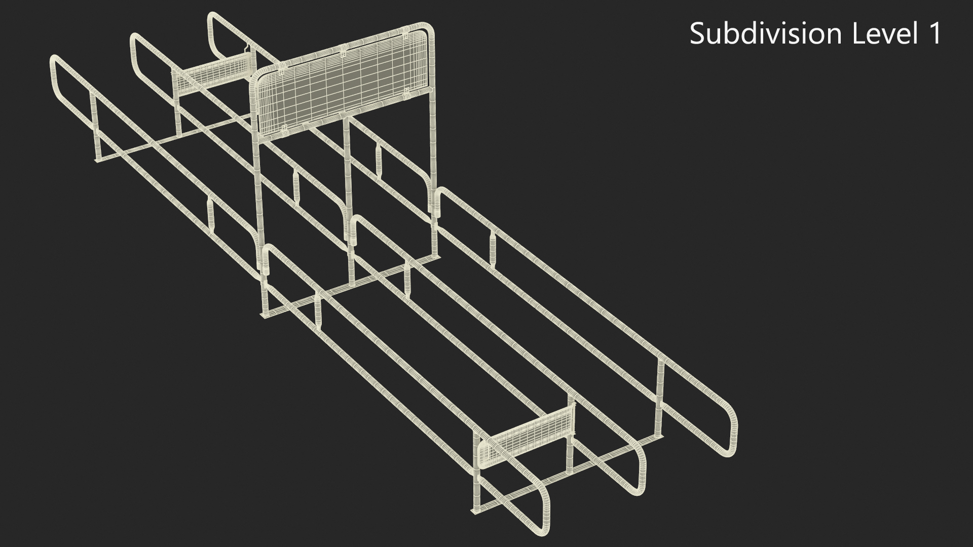 Shopping Cart Corral Bidirect 3D model