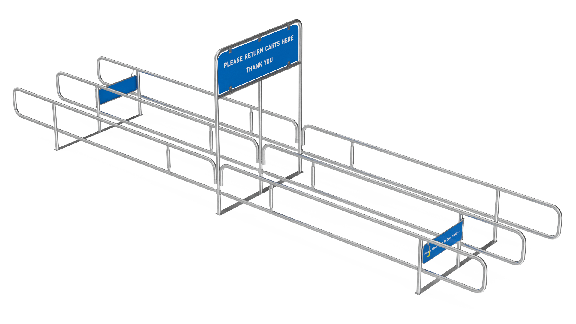 Shopping Cart Corral Bidirect 3D model