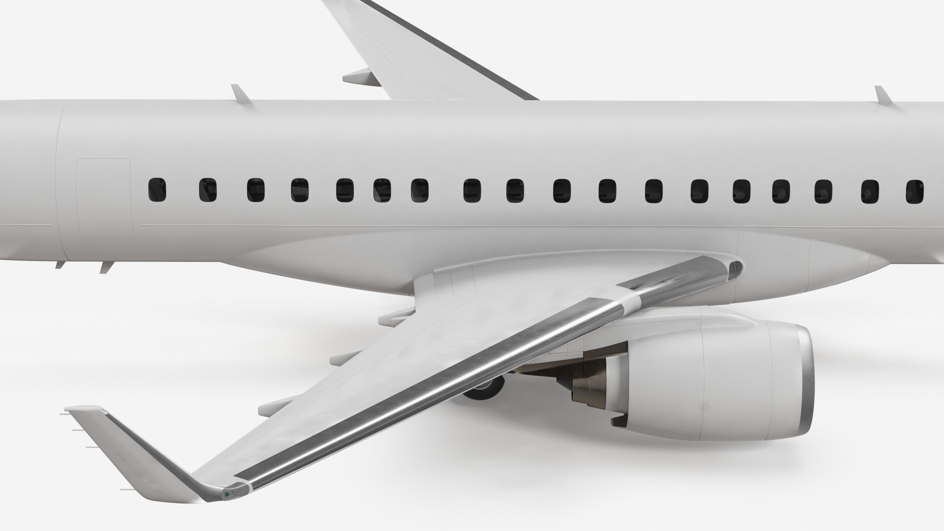 Regional Jet Rigged 3D model