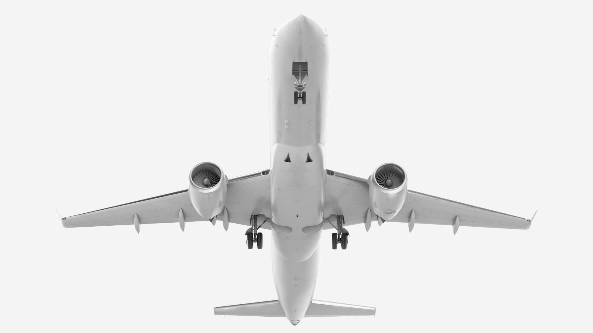 Regional Jet Rigged 3D model