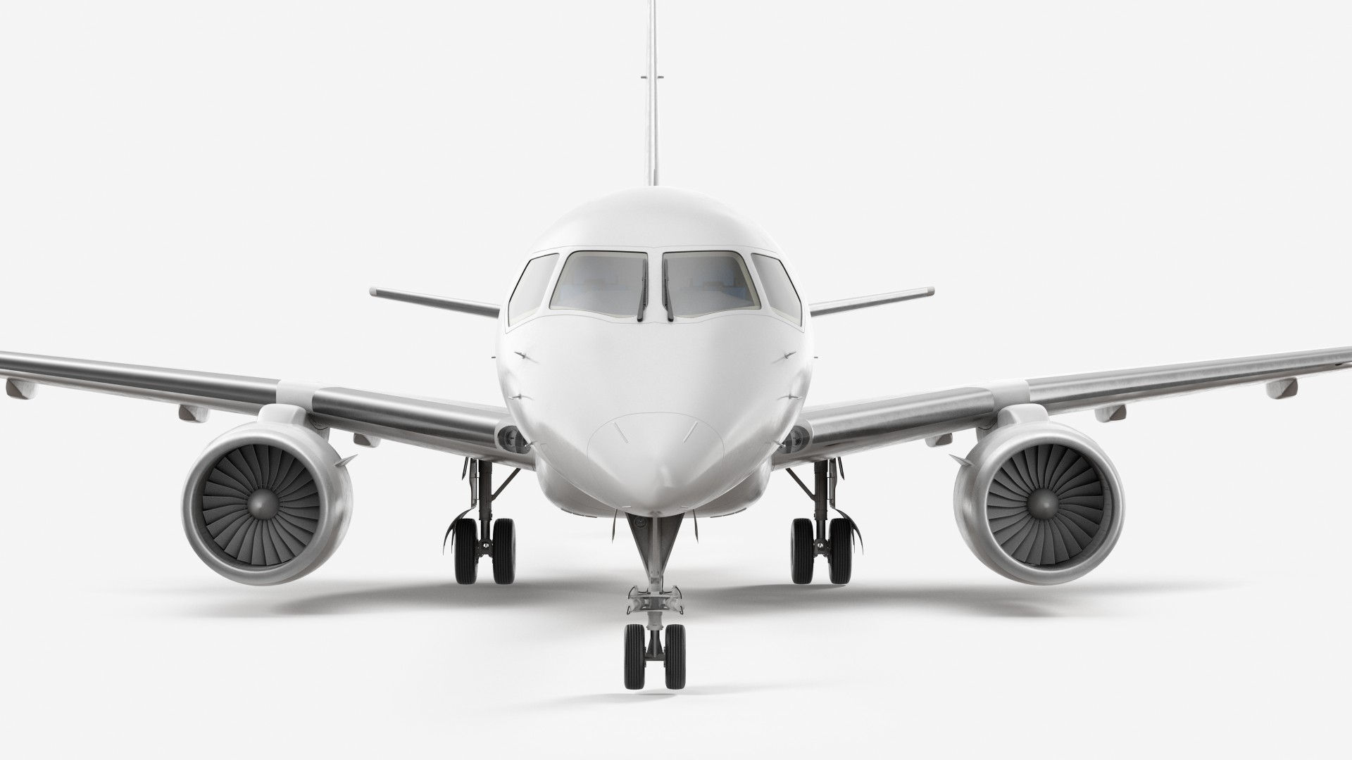 Regional Jet Rigged 3D model