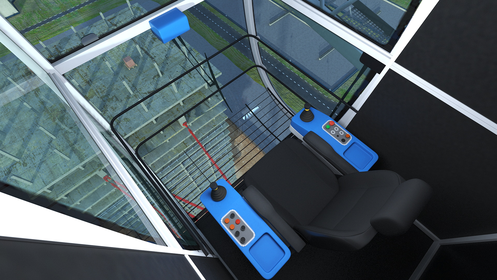 Construction Tower Crane 3D model