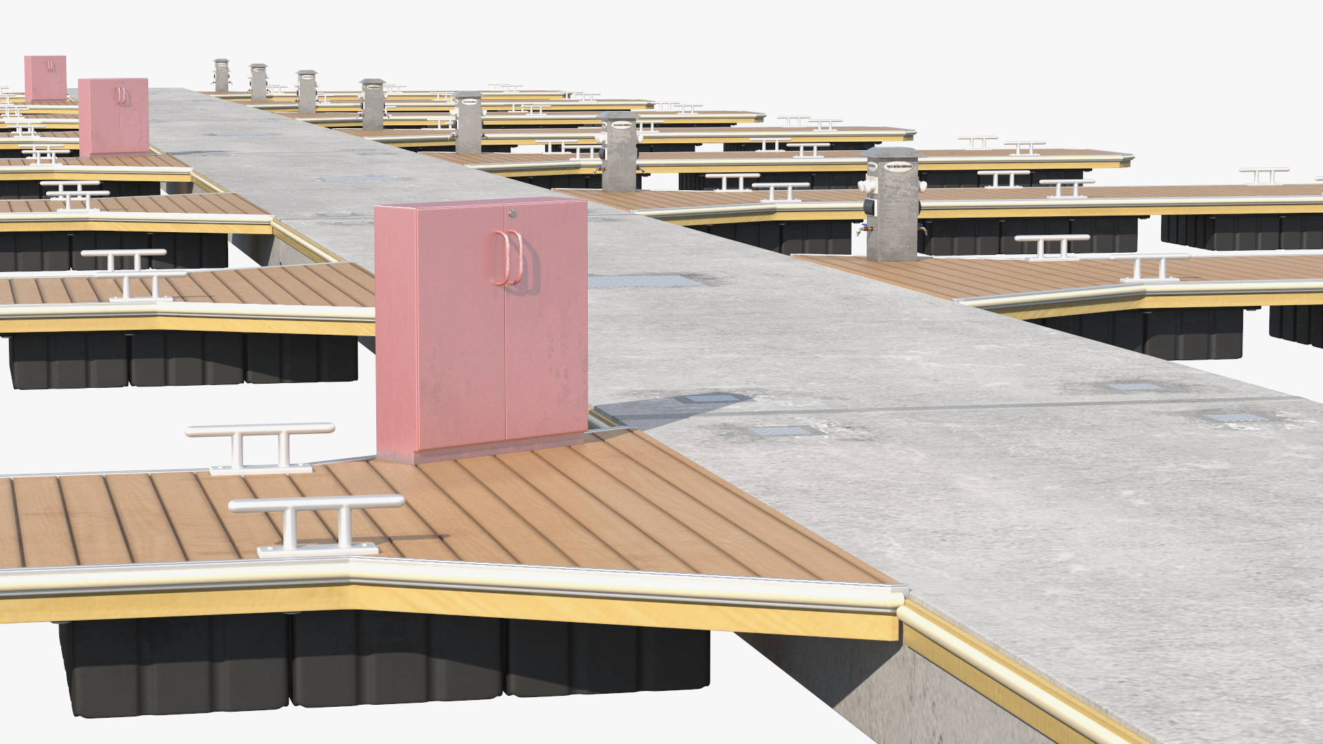 3D model Yacht Pier
