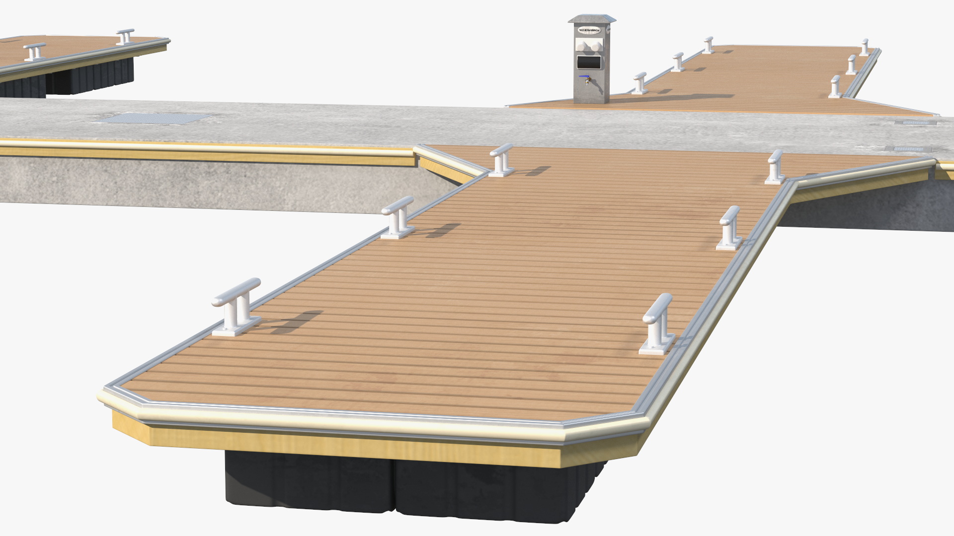 3D model Yacht Pier