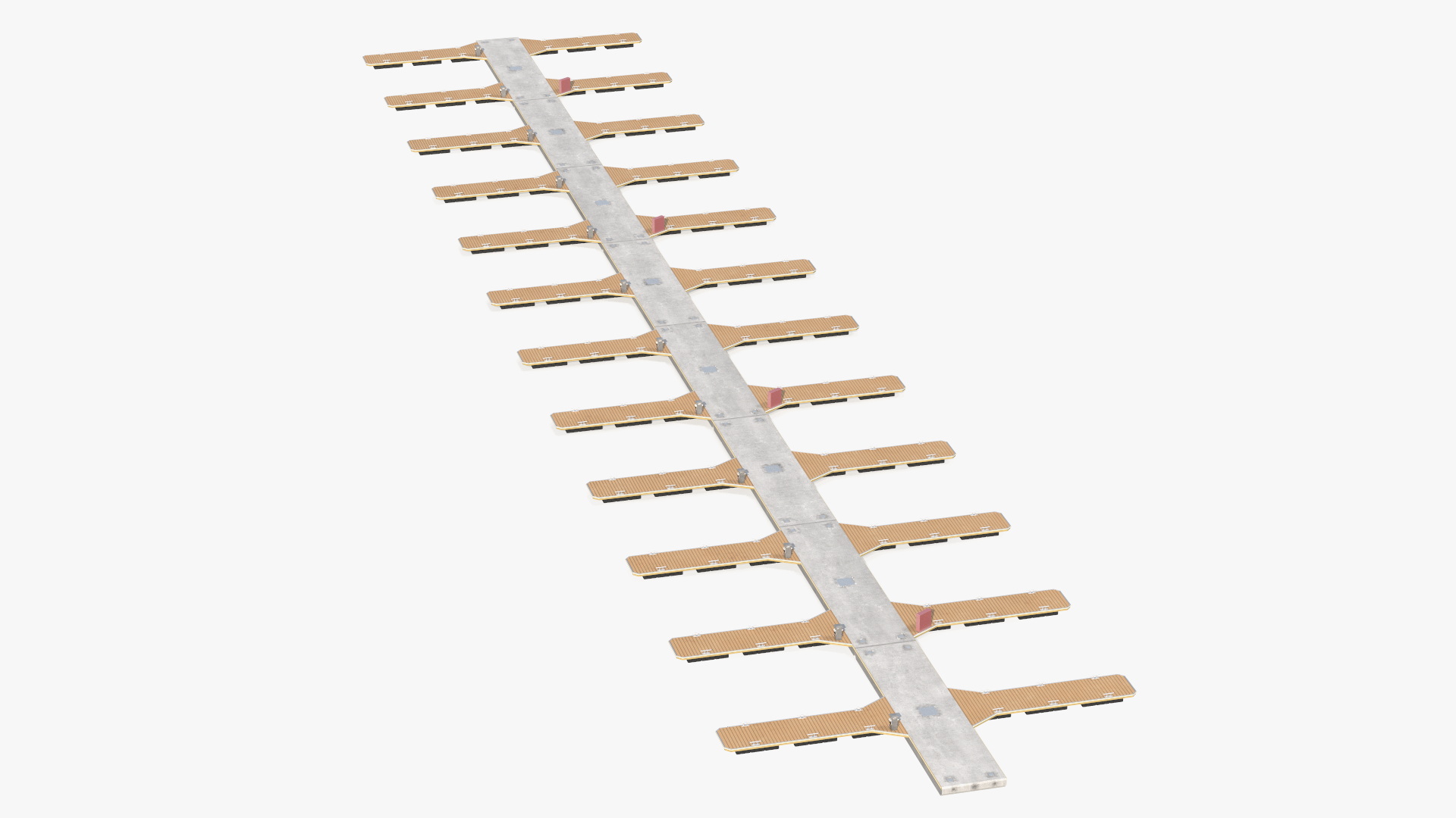 3D model Yacht Pier