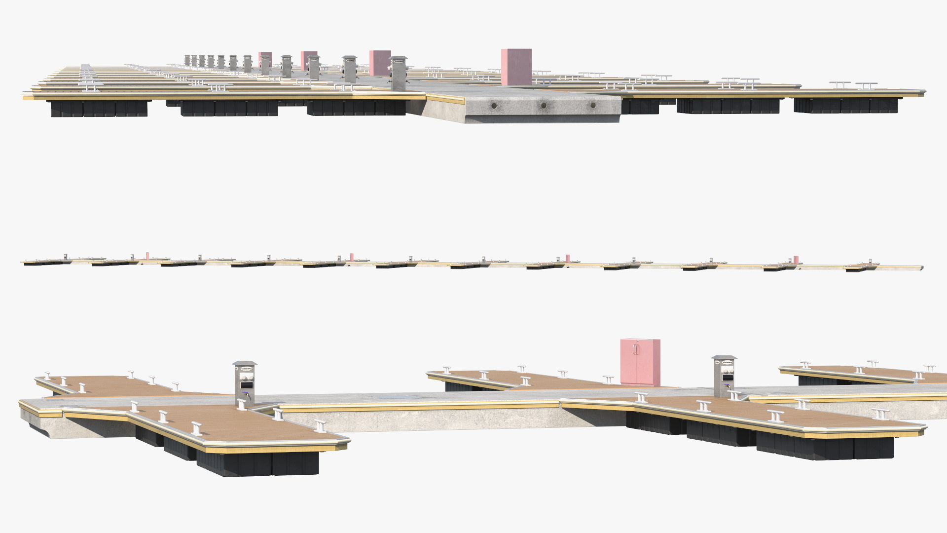 3D model Yacht Pier