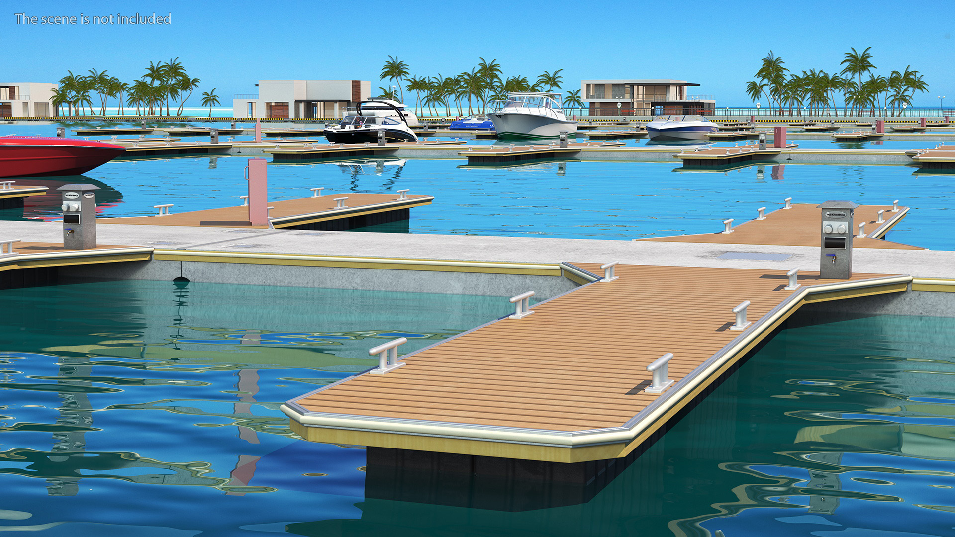 3D model Yacht Pier