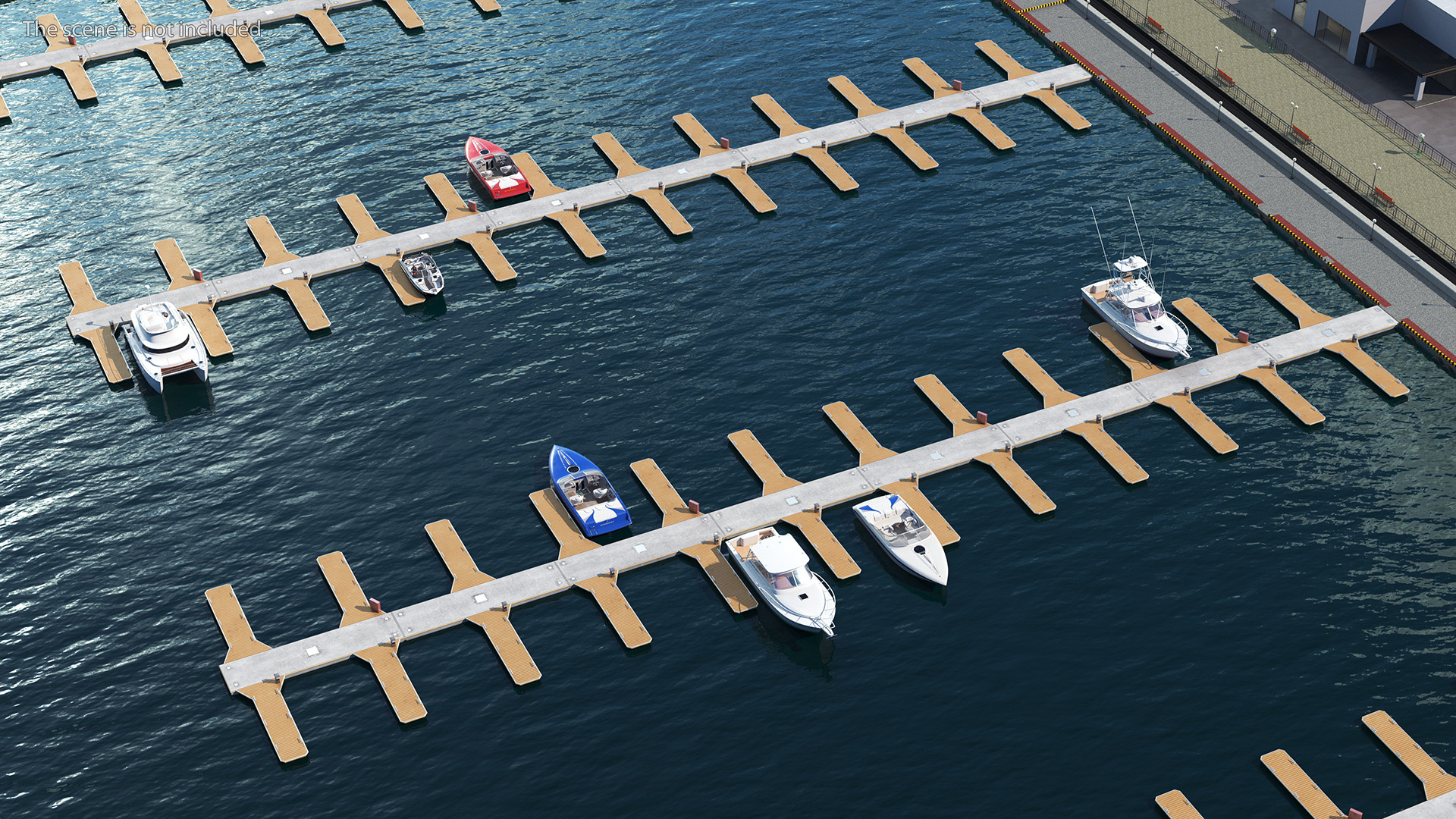 3D model Yacht Pier