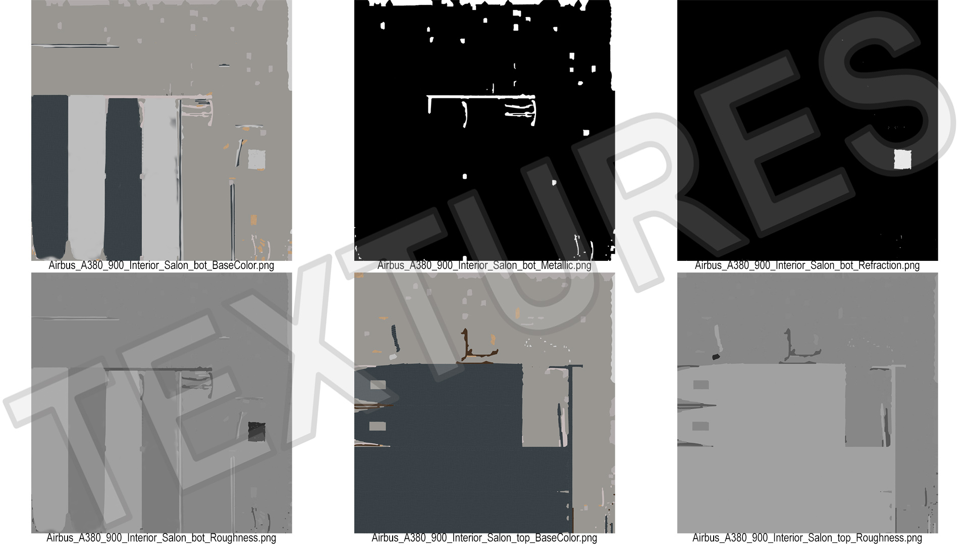 3D Aeroplane Interior model
