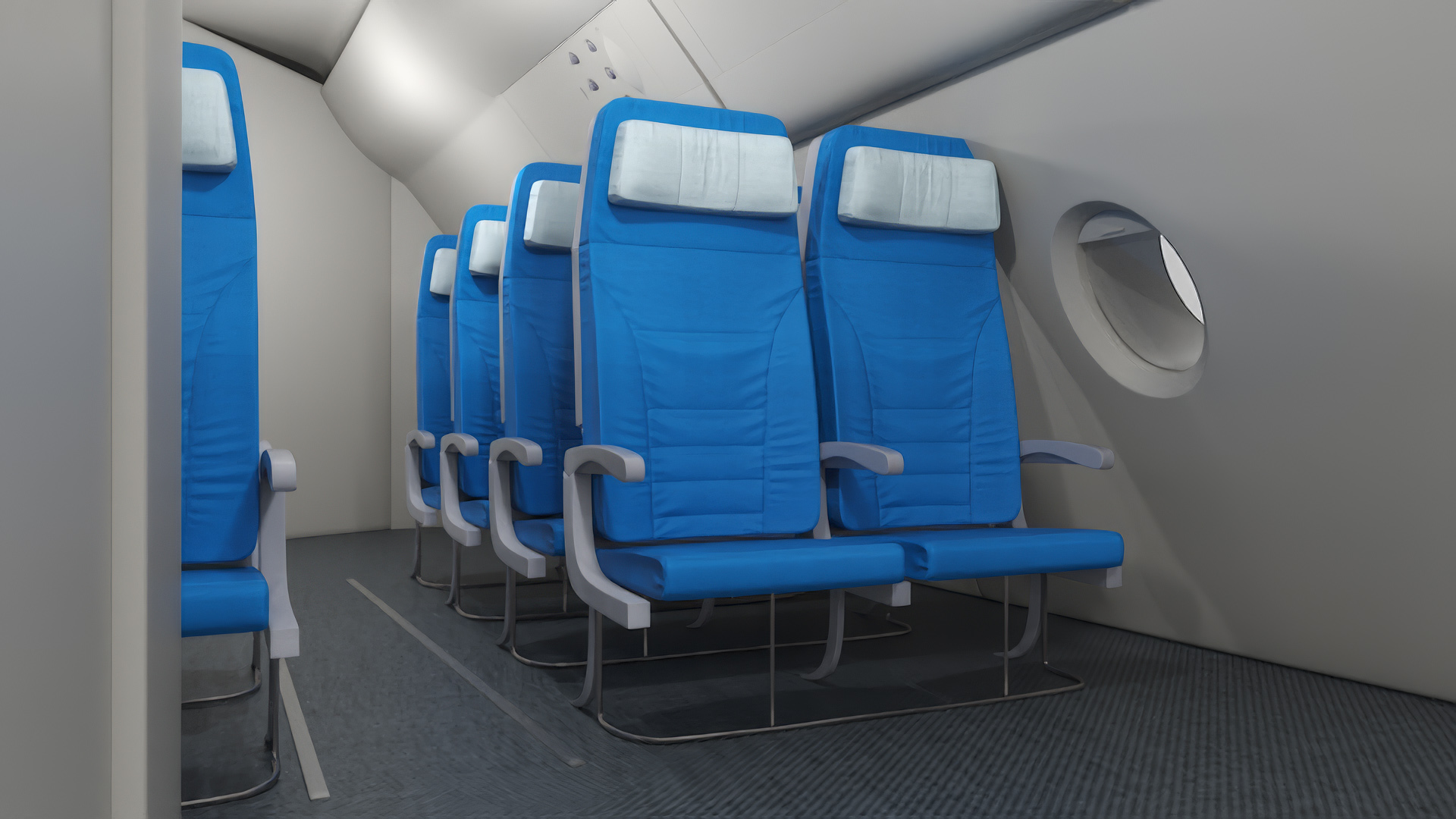 3D Aeroplane Interior model