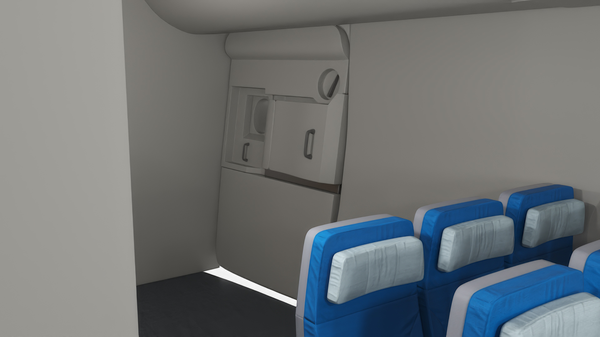 3D Aeroplane Interior model
