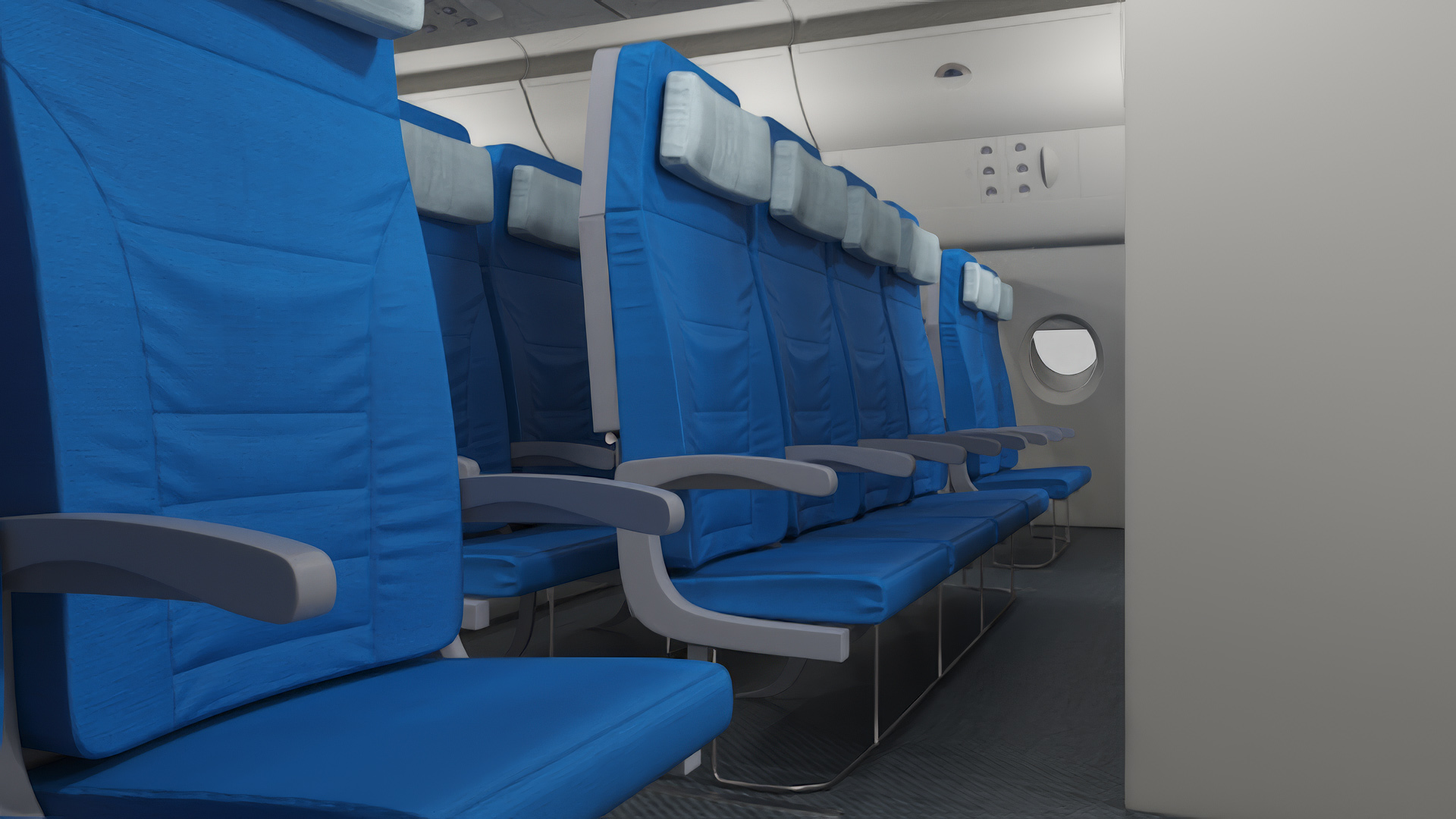 3D Aeroplane Interior model