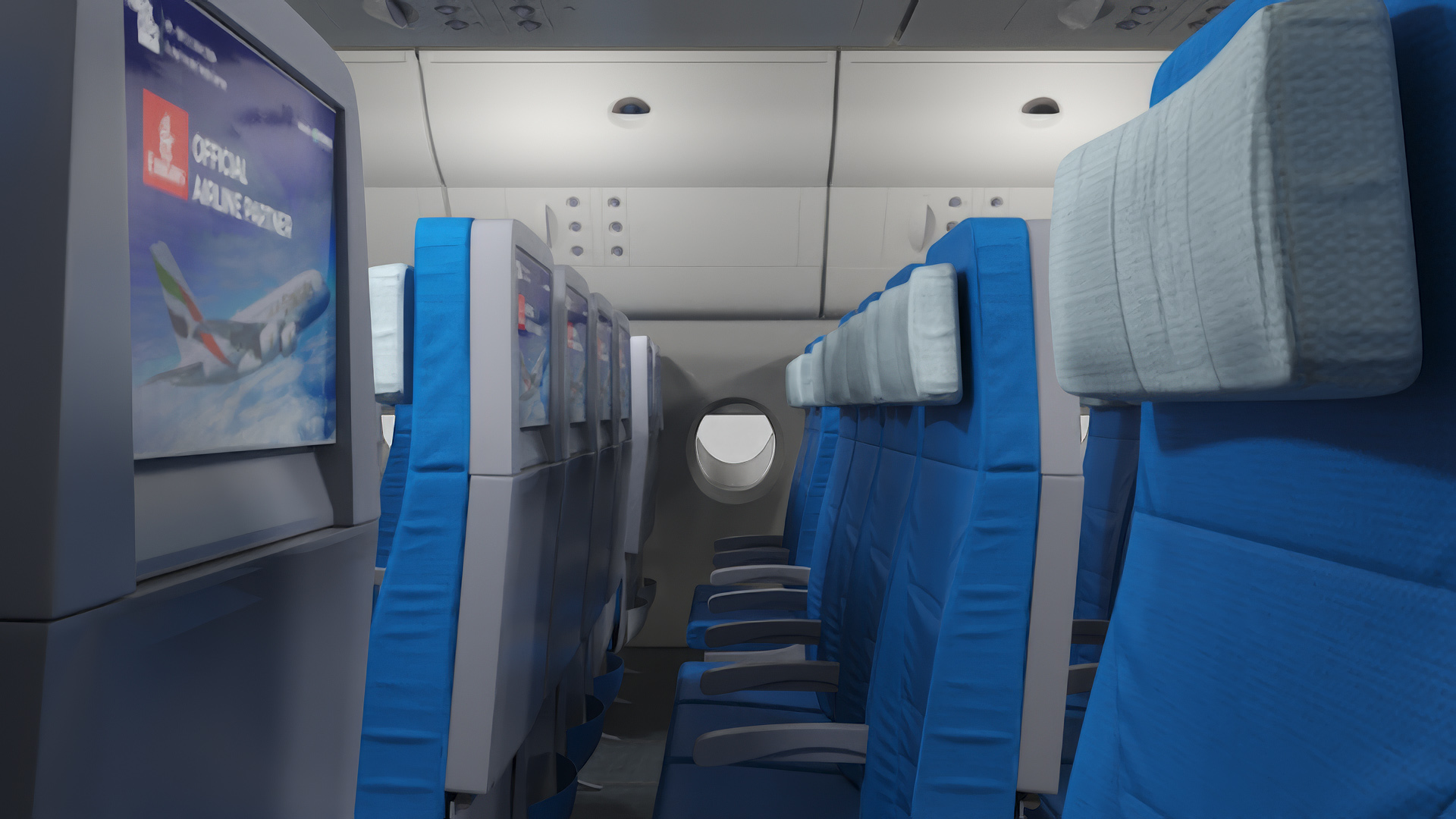 3D Aeroplane Interior model
