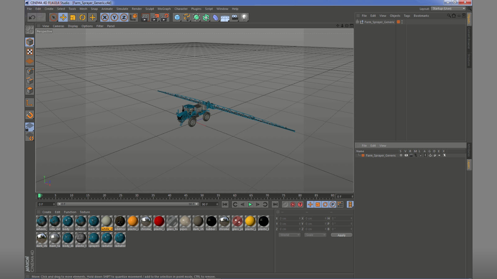 3D model Farm Sprayer Generic