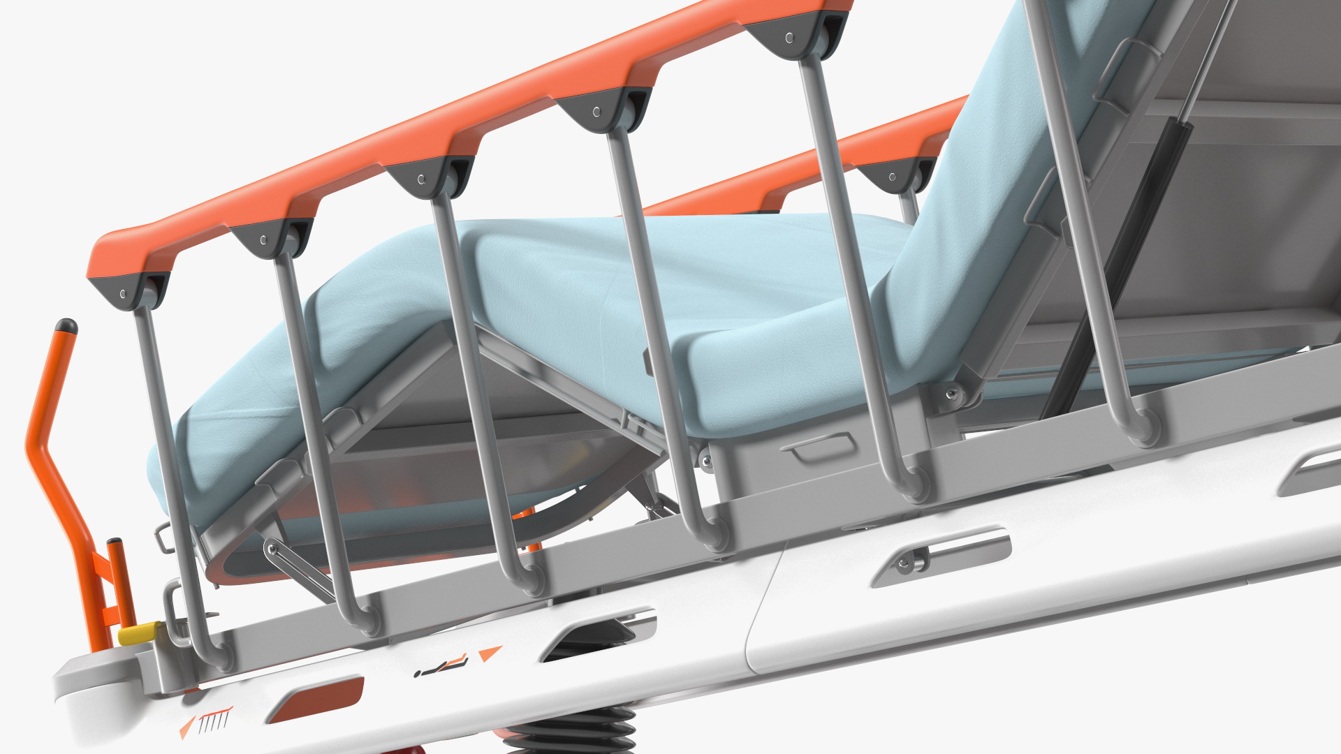 Emergency Stretcher Trolley Linet Sprint 100 3D model