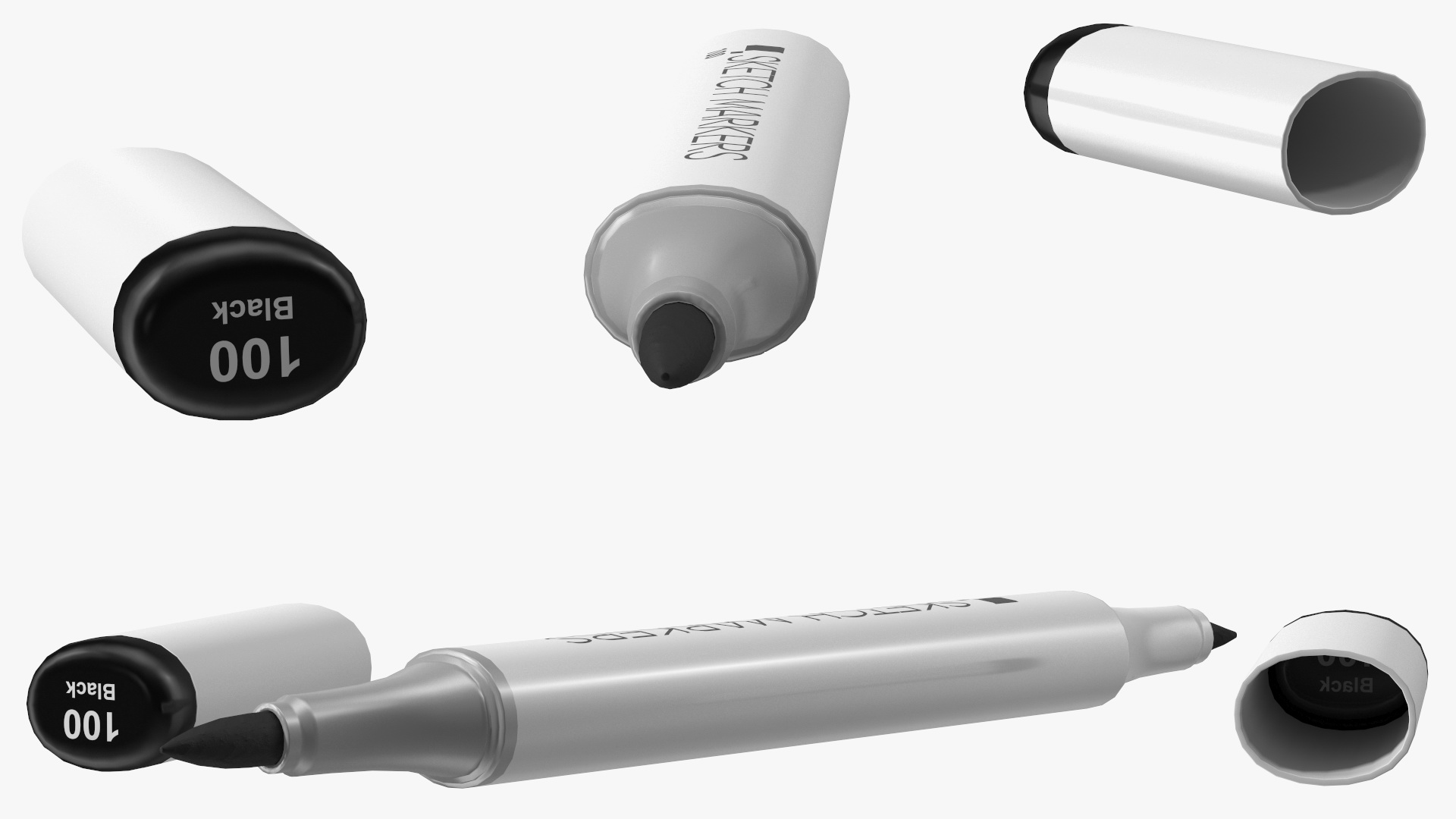 3D Generic Sketch Marker Open