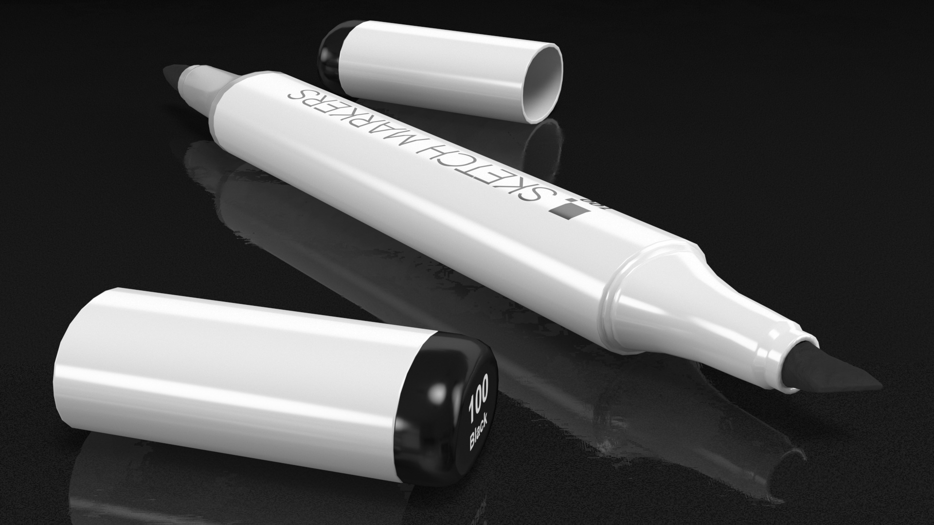 3D Generic Sketch Marker Open