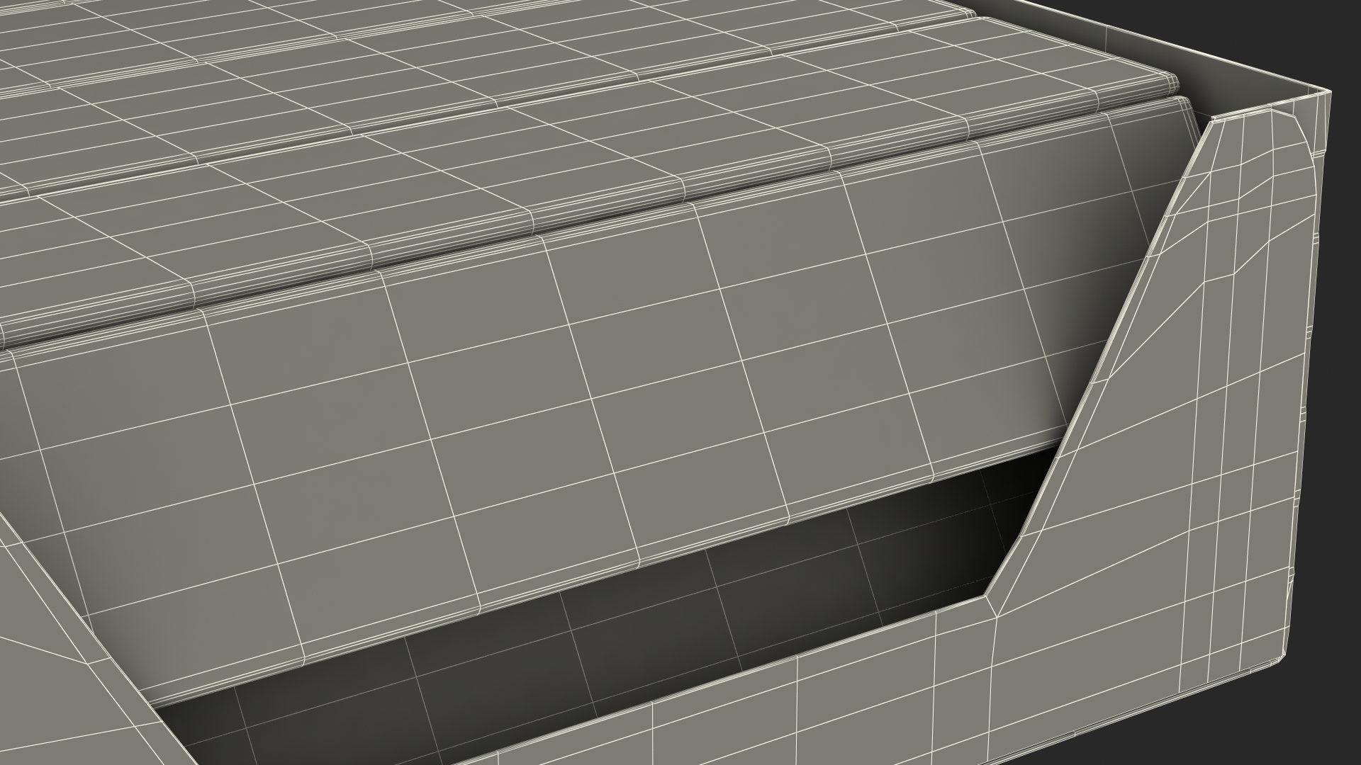 Toblerone Milk Chocolates Box 3D model