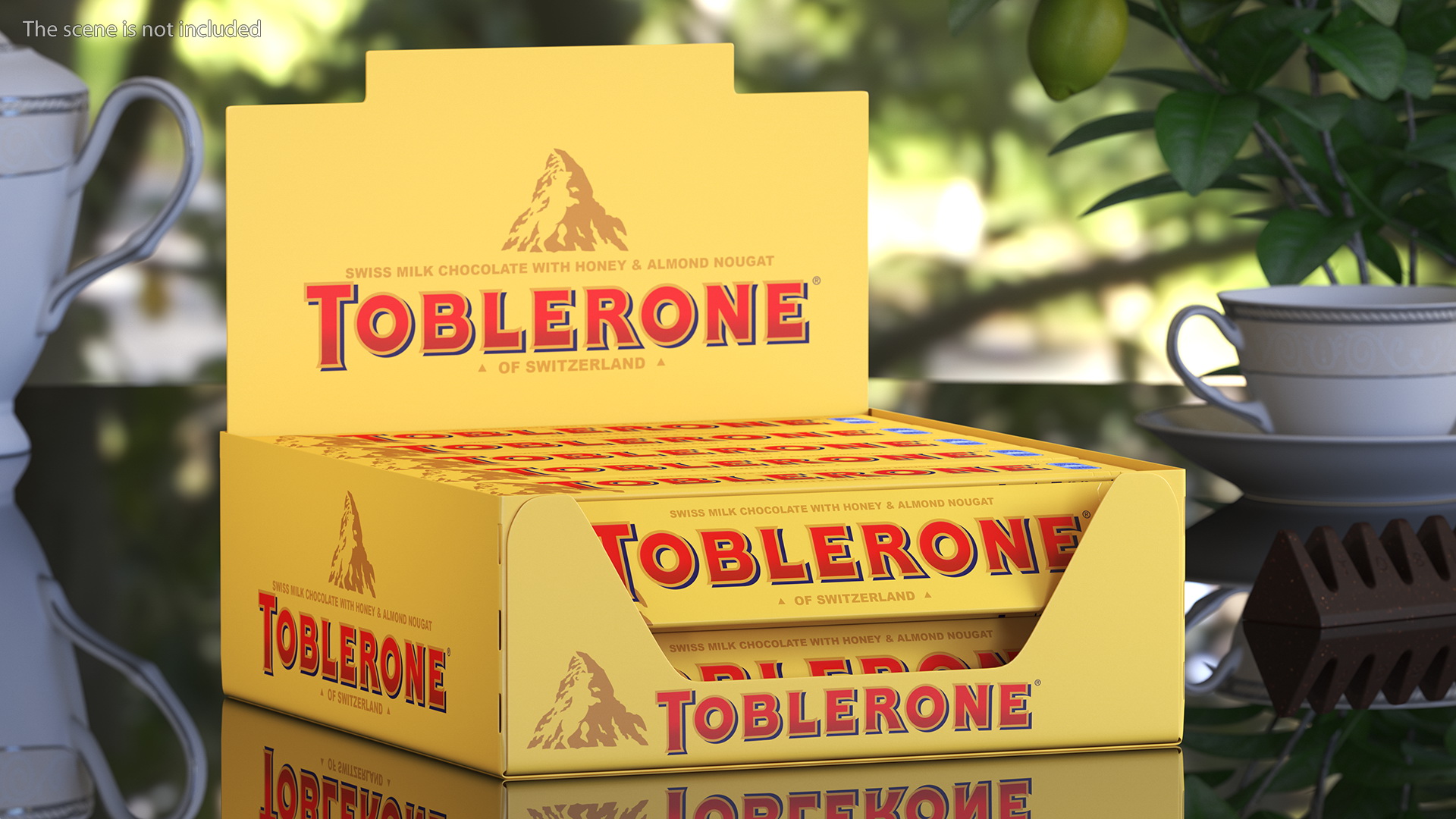 Toblerone Milk Chocolates Box 3D model