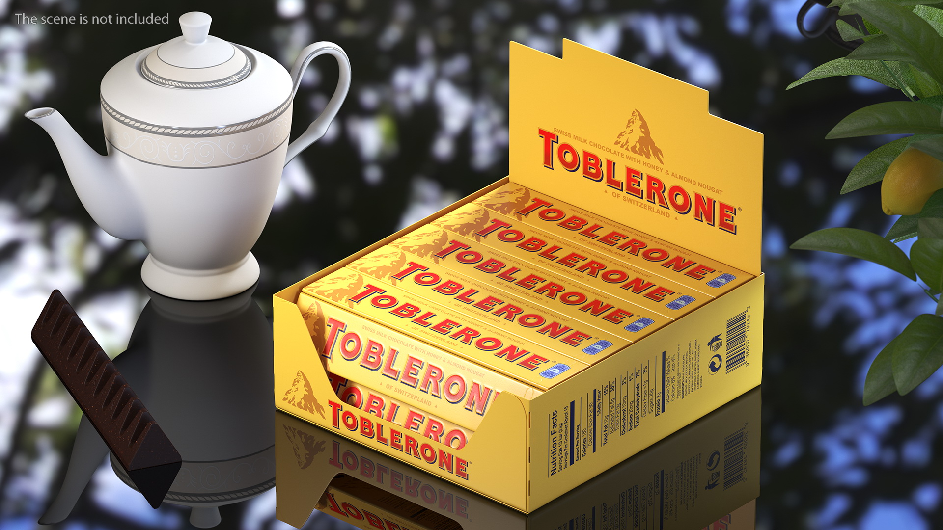 Toblerone Milk Chocolates Box 3D model
