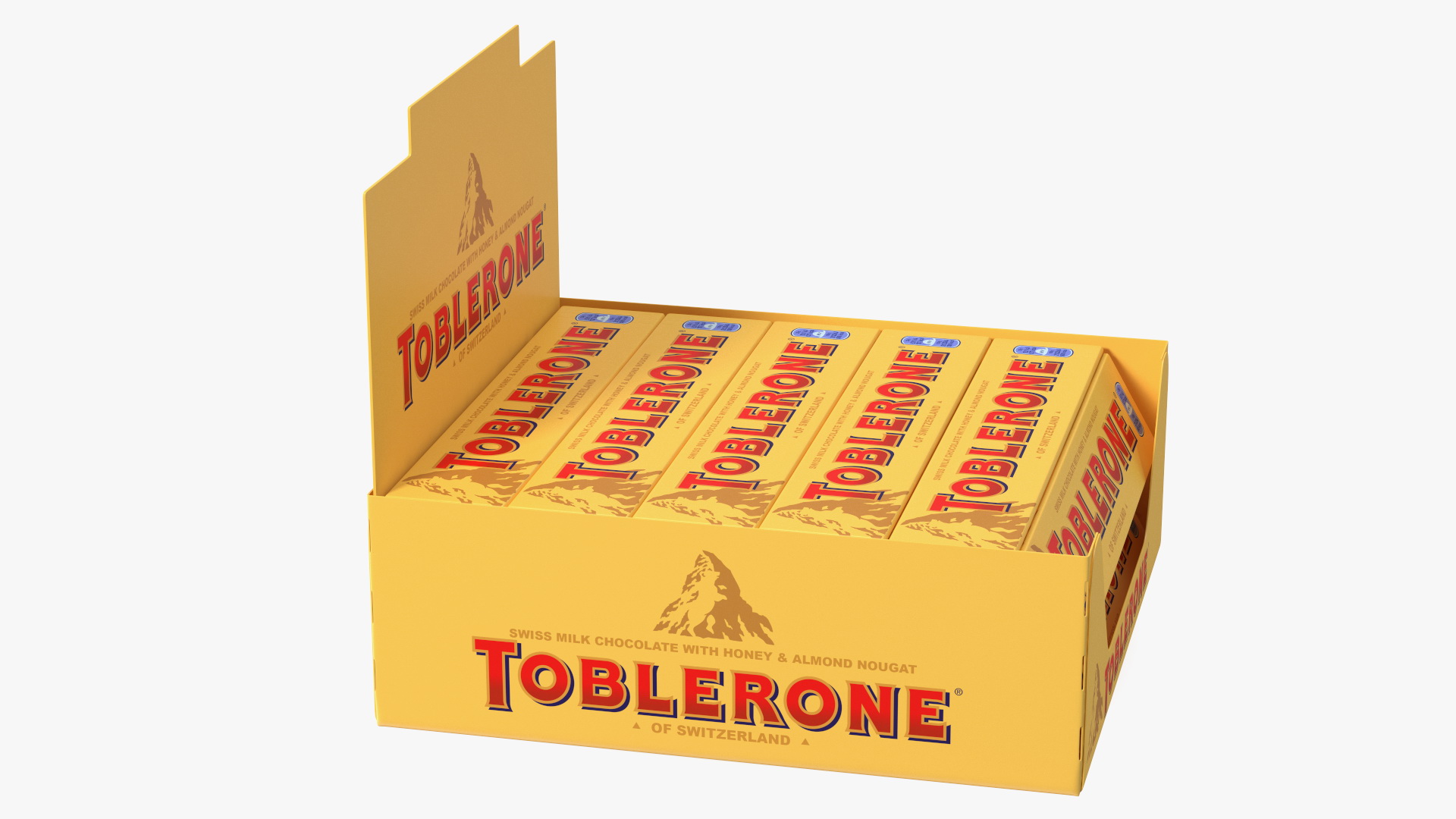 Toblerone Milk Chocolates Box 3D model