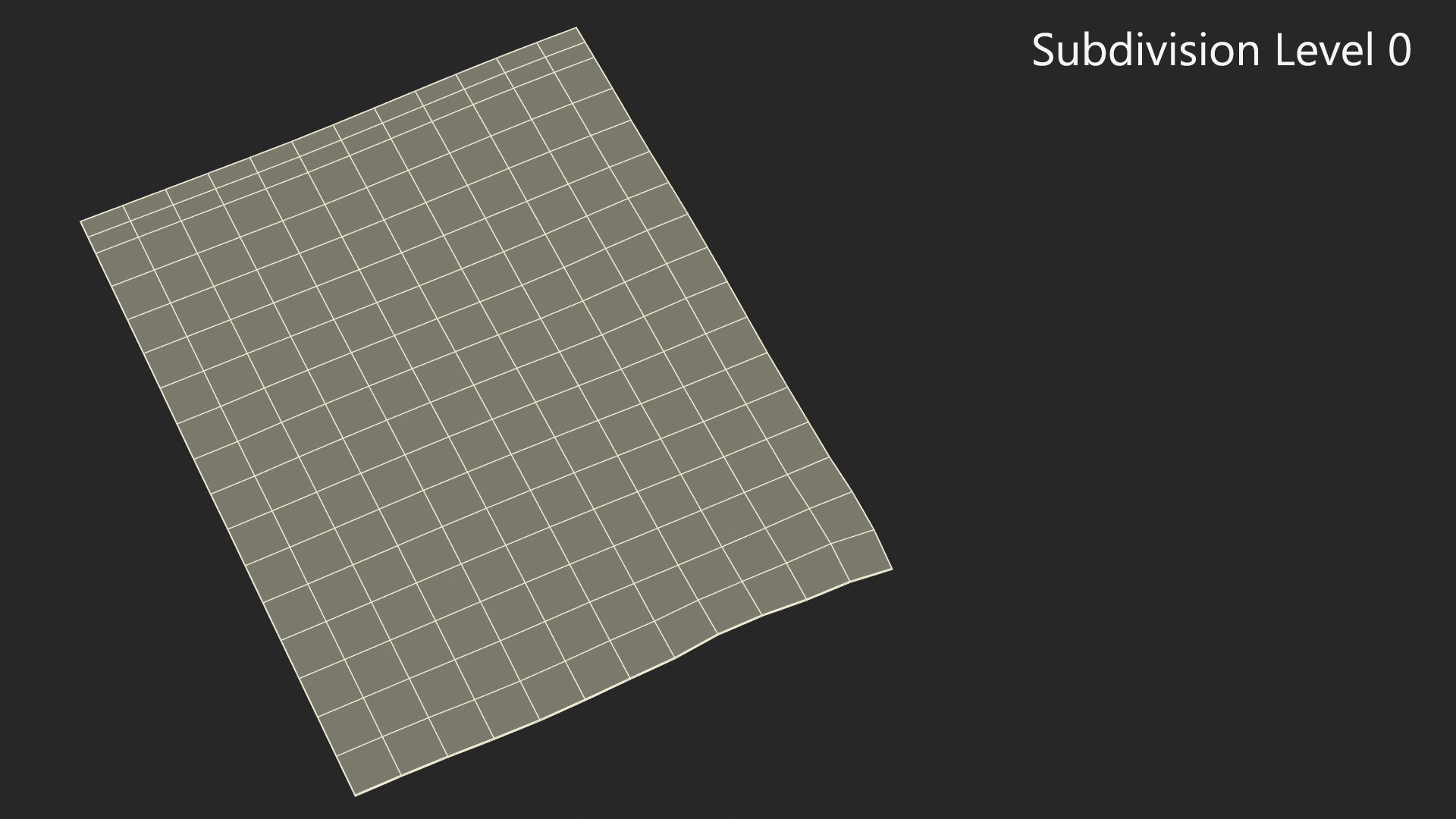 Flat Powerball Lottery Ticket 3D model