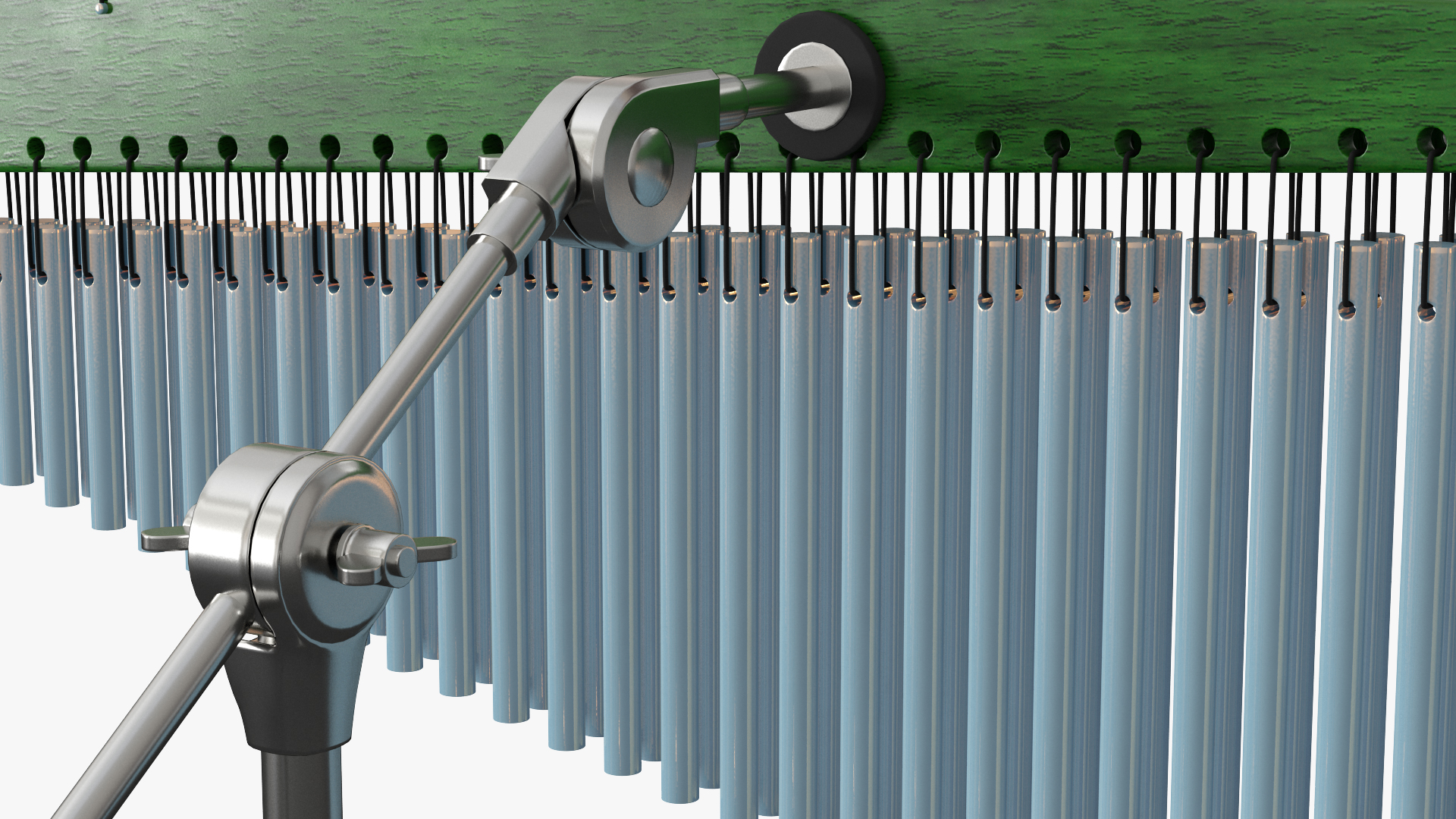 Chimes Percussion Instrument With Stand 3D model