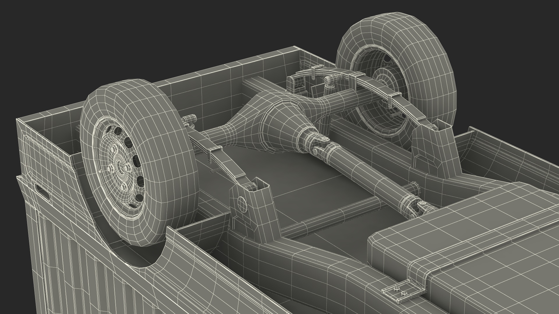 Wuling E10 Mini Truck Grey Color Rigged 3D model