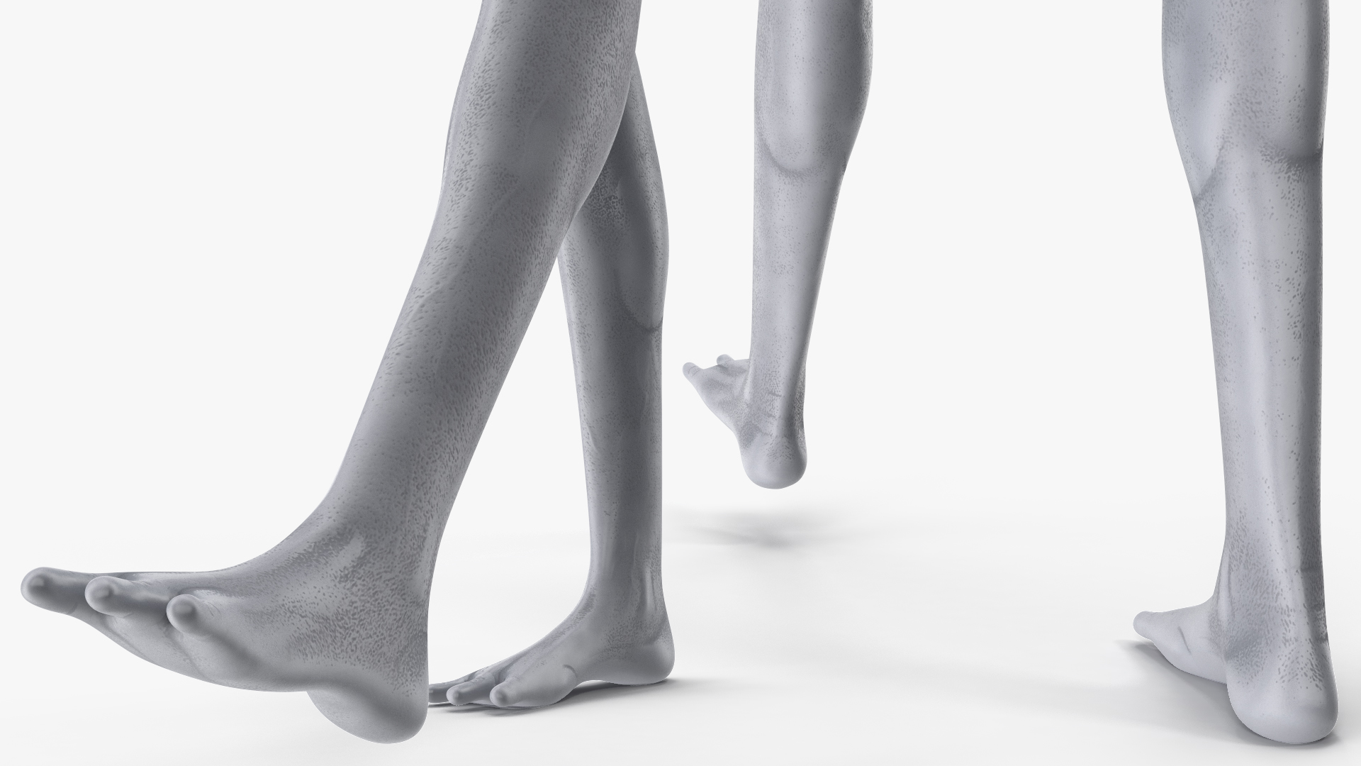3D Alien Walking Pose model
