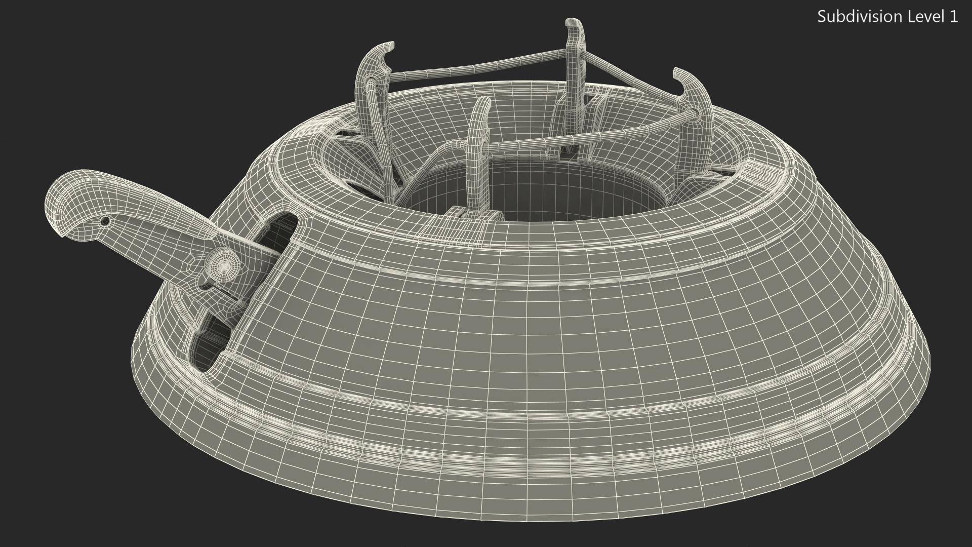 3D Plastic Christmas Tree Stand model