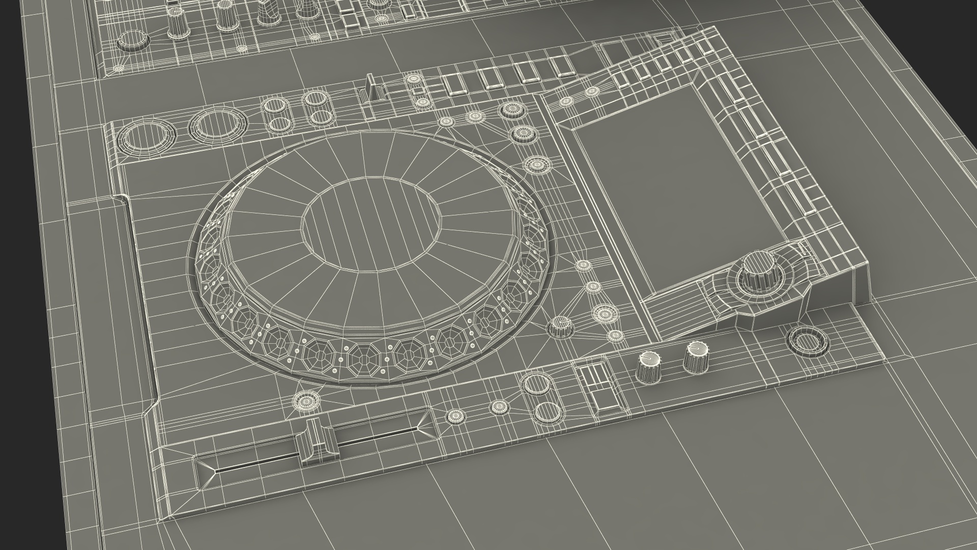 DJ Booth Black 3D model